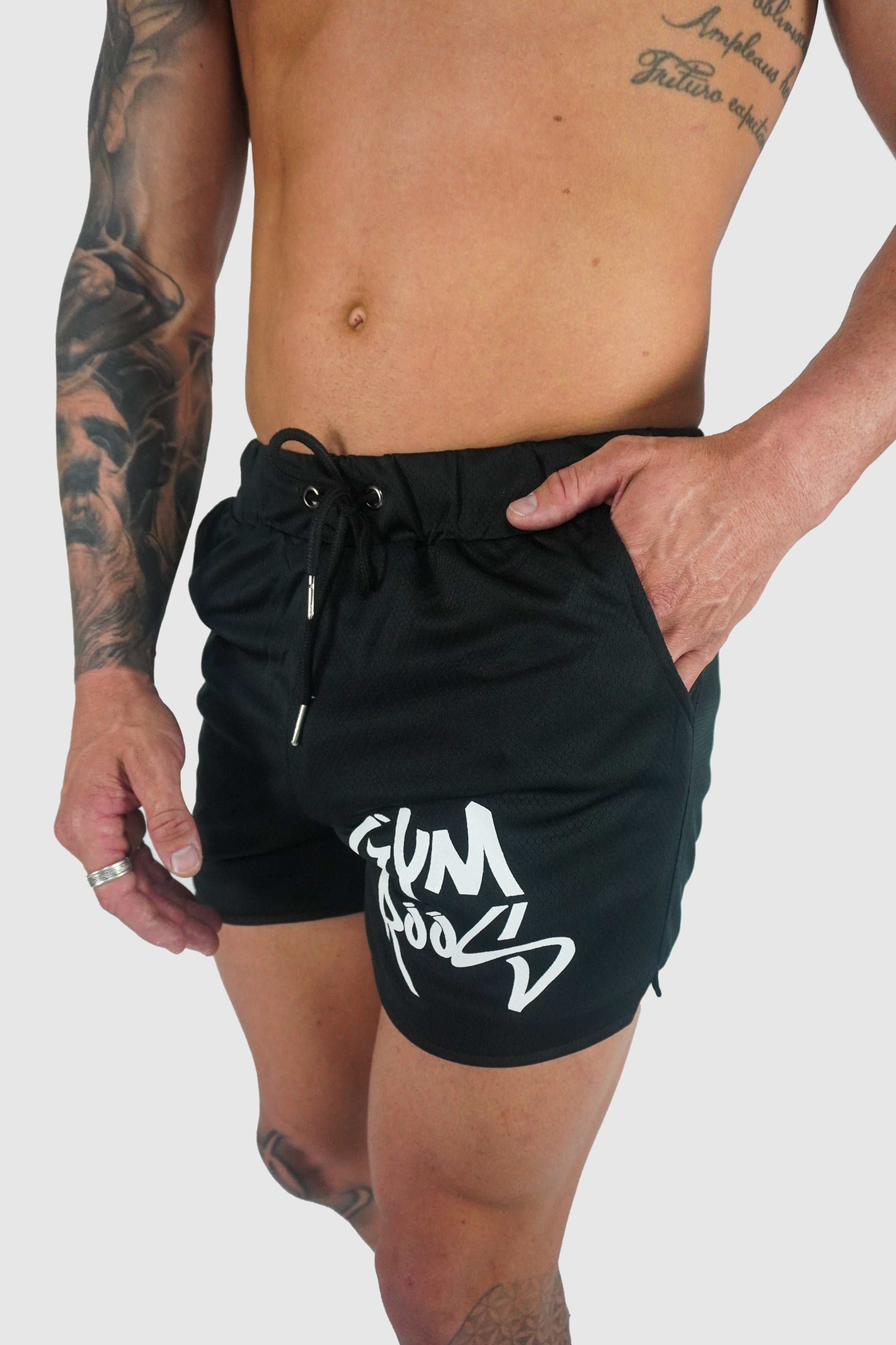 Script Shorts - Black
