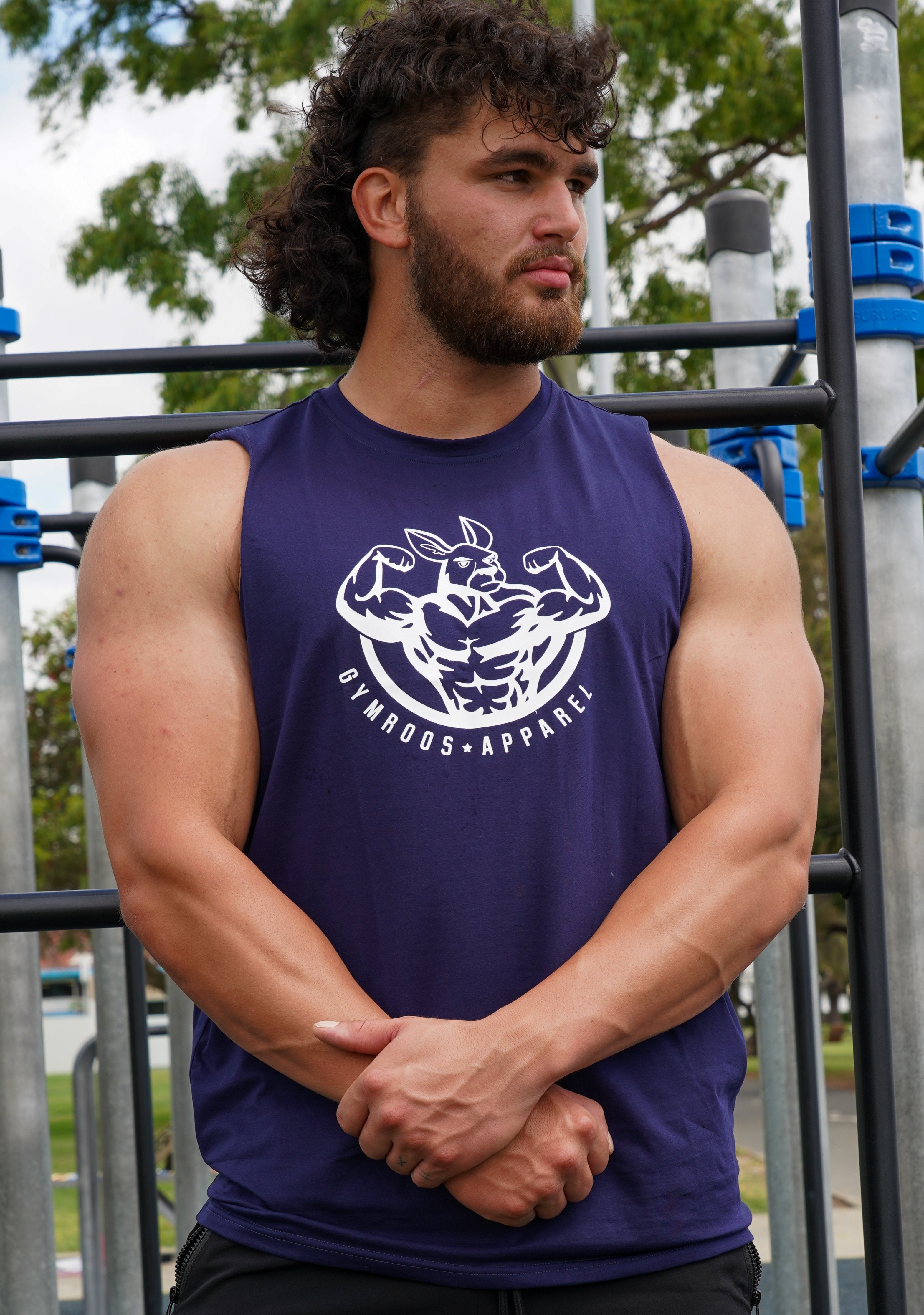 Roo Tank - Navy Blue