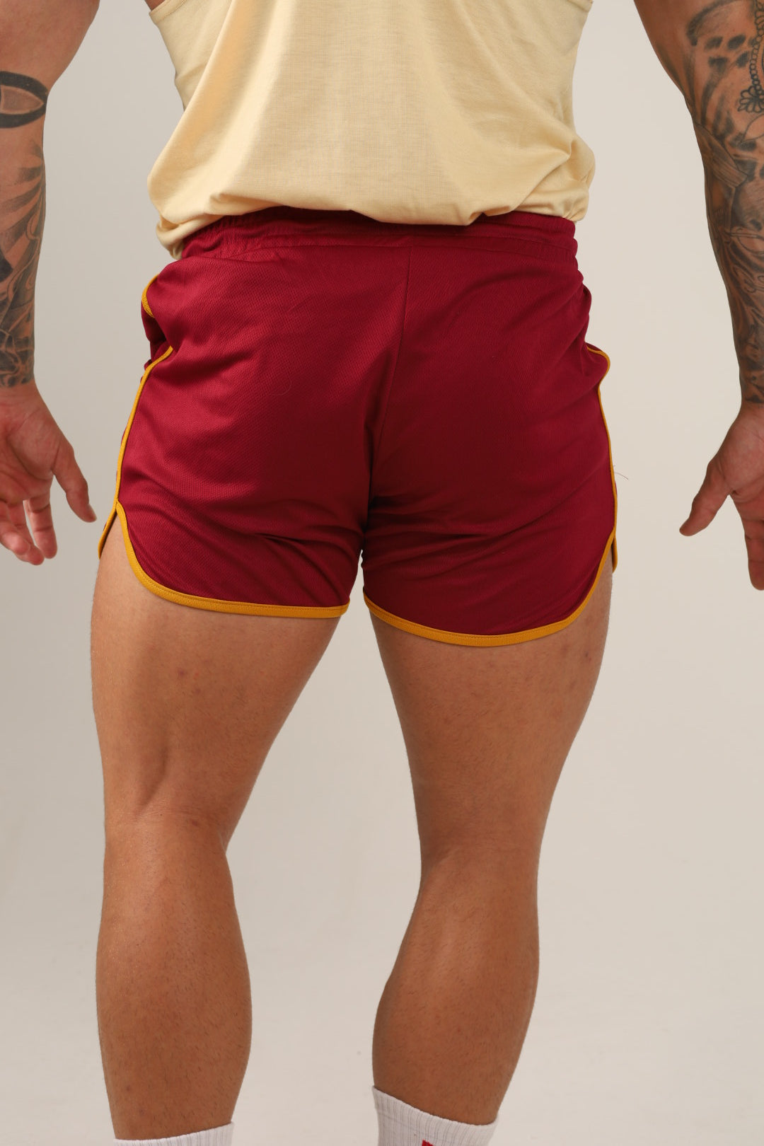 Retro Shorts - Maroon