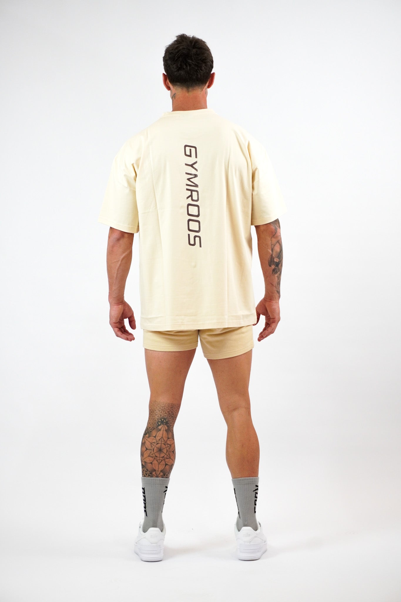 Erupt Oversized Tee - Beige