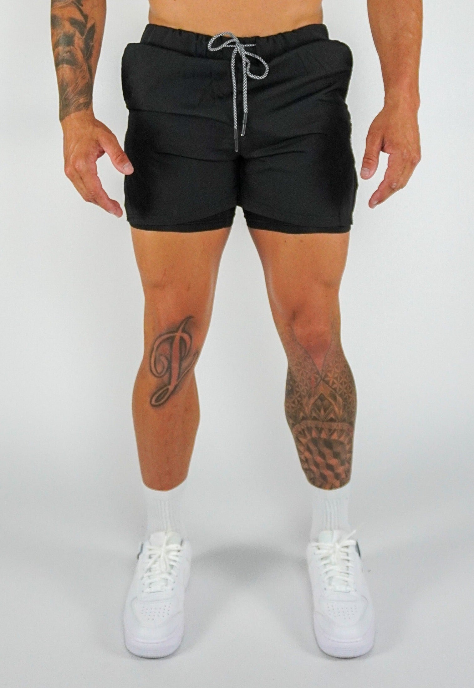 Culture 2-IN-1 Shorts - Black - GYMROOS