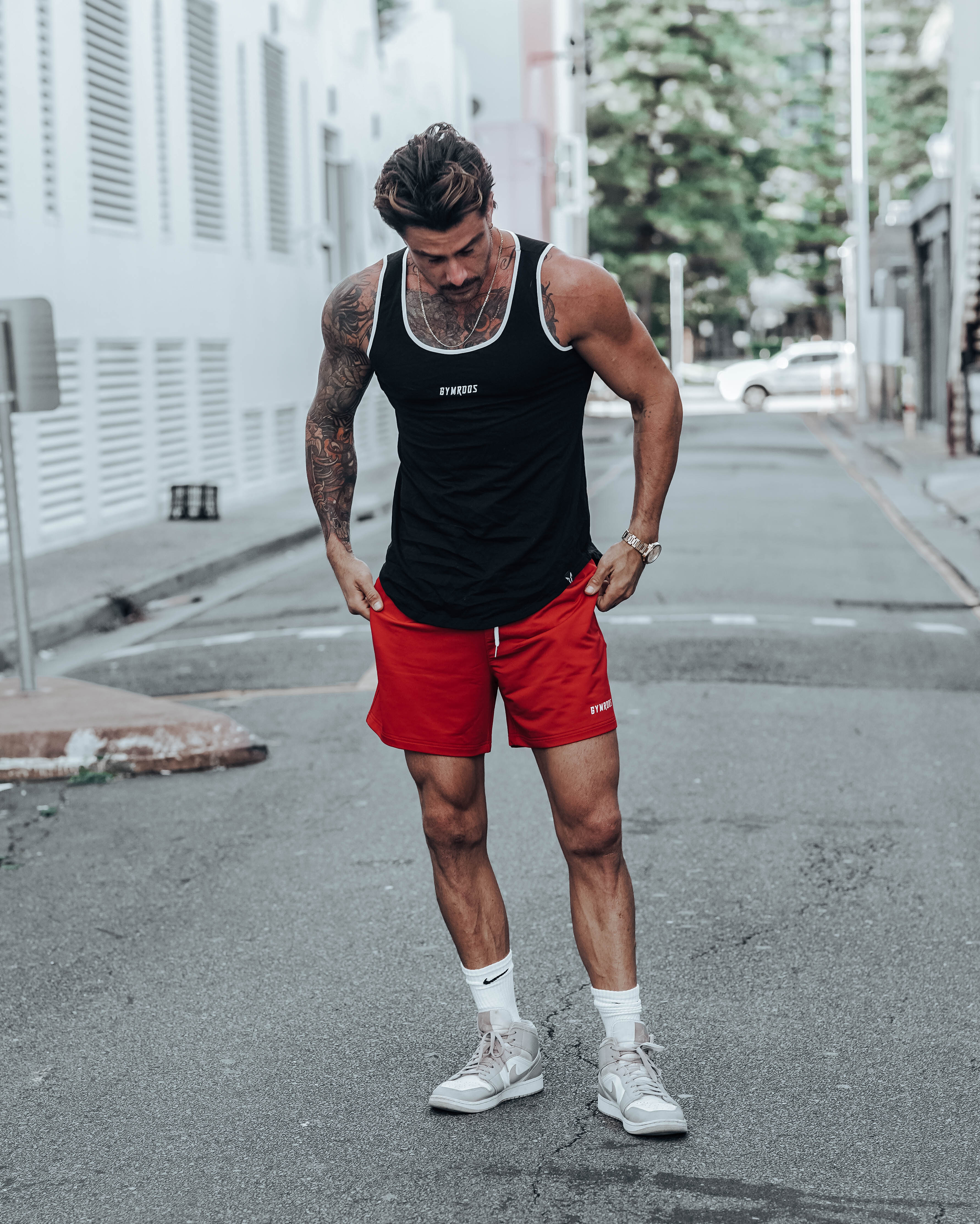 Culture Fitted Tank - Black - GYMROOS