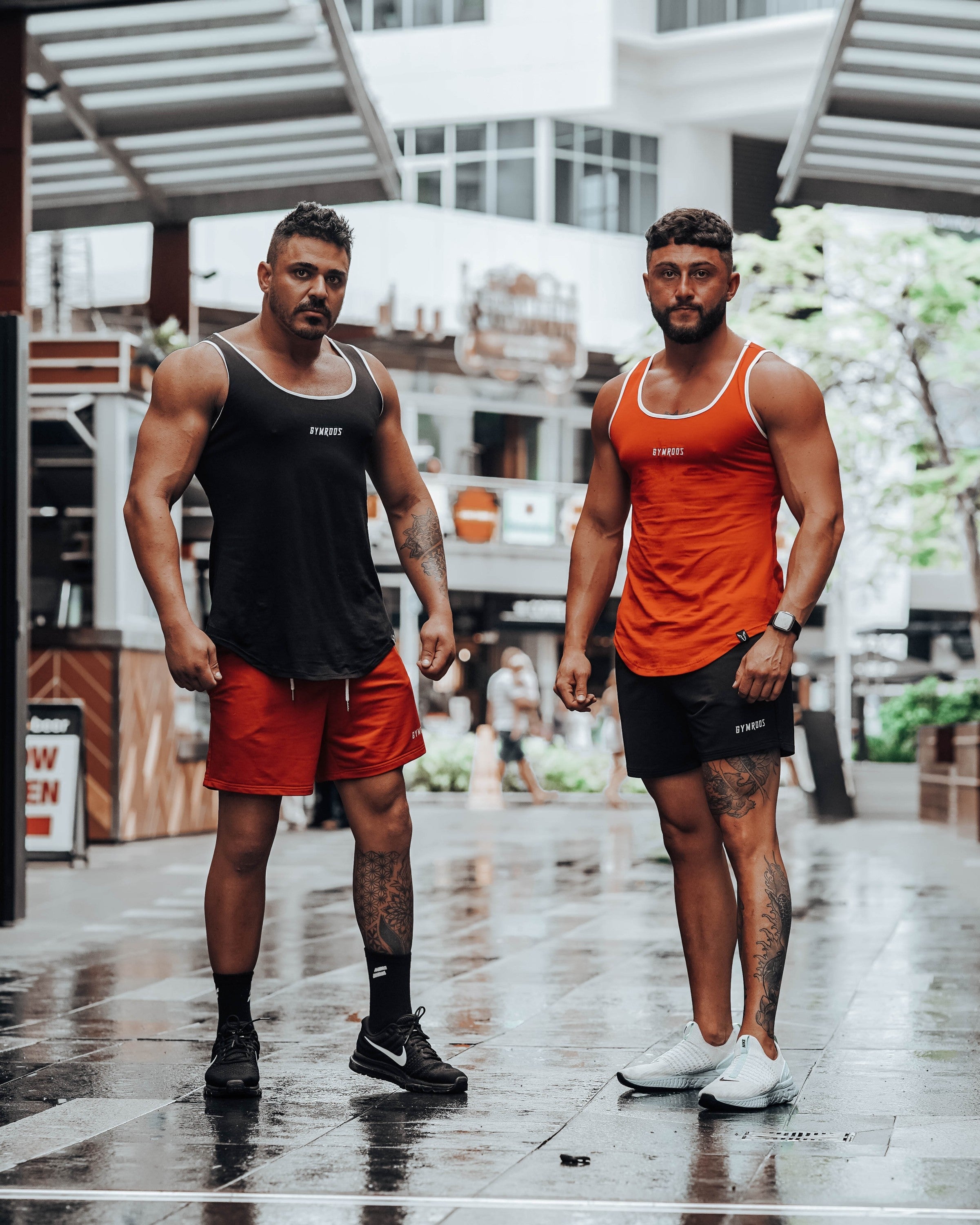 Culture Fitted Tank - Red - GYMROOS