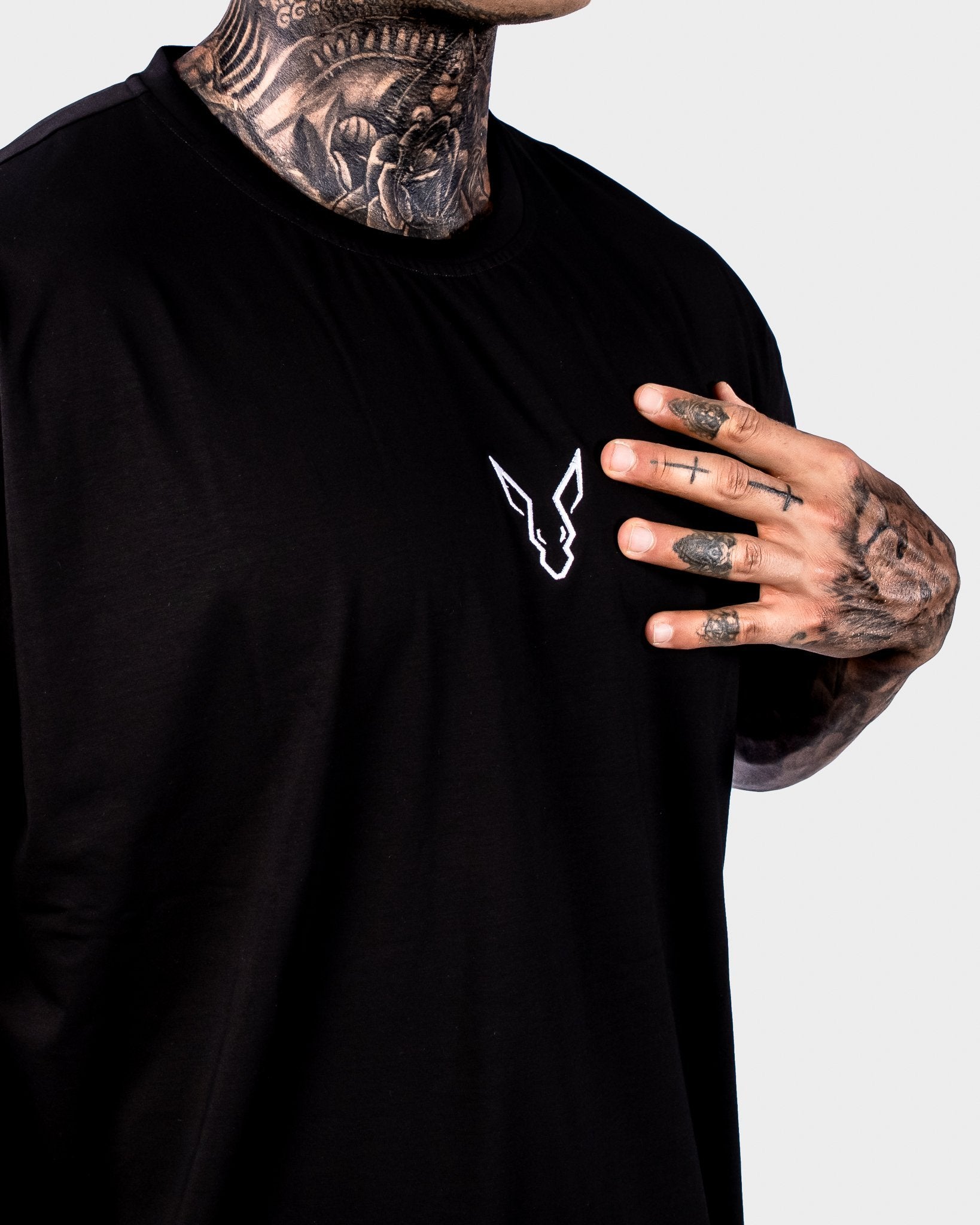Erupt Oversized Tee - Black - GYMROOS