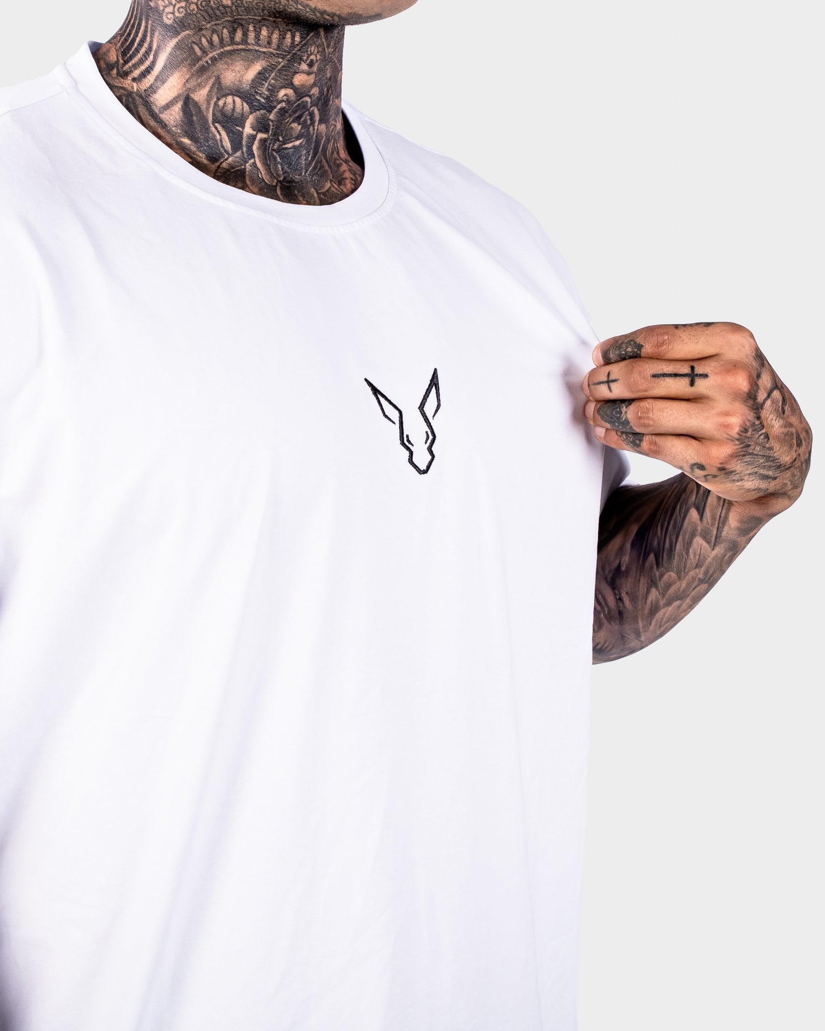 Erupt Oversized Tee - White - GYMROOS