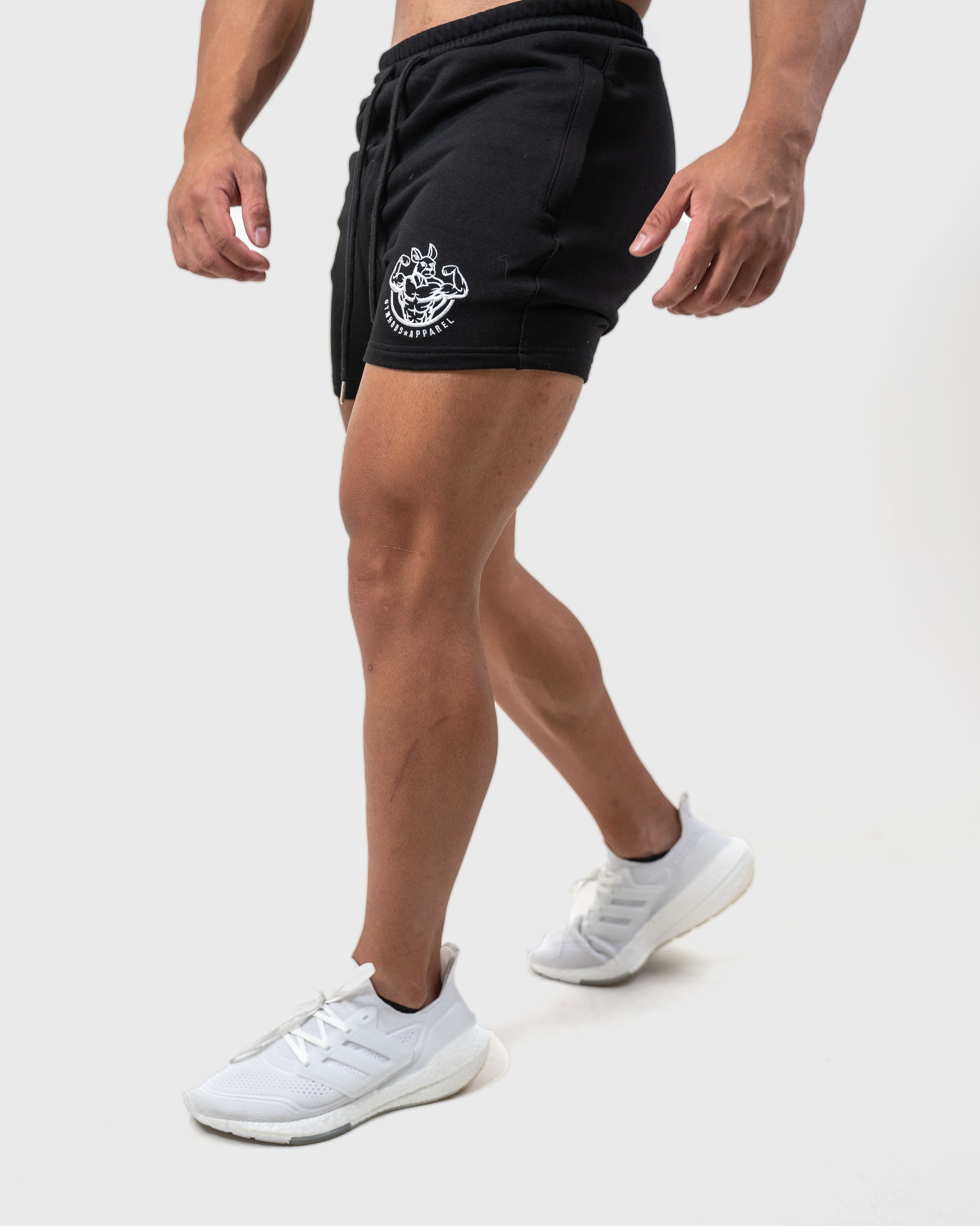 Kanga 5" Shorts - Black - GYMROOS