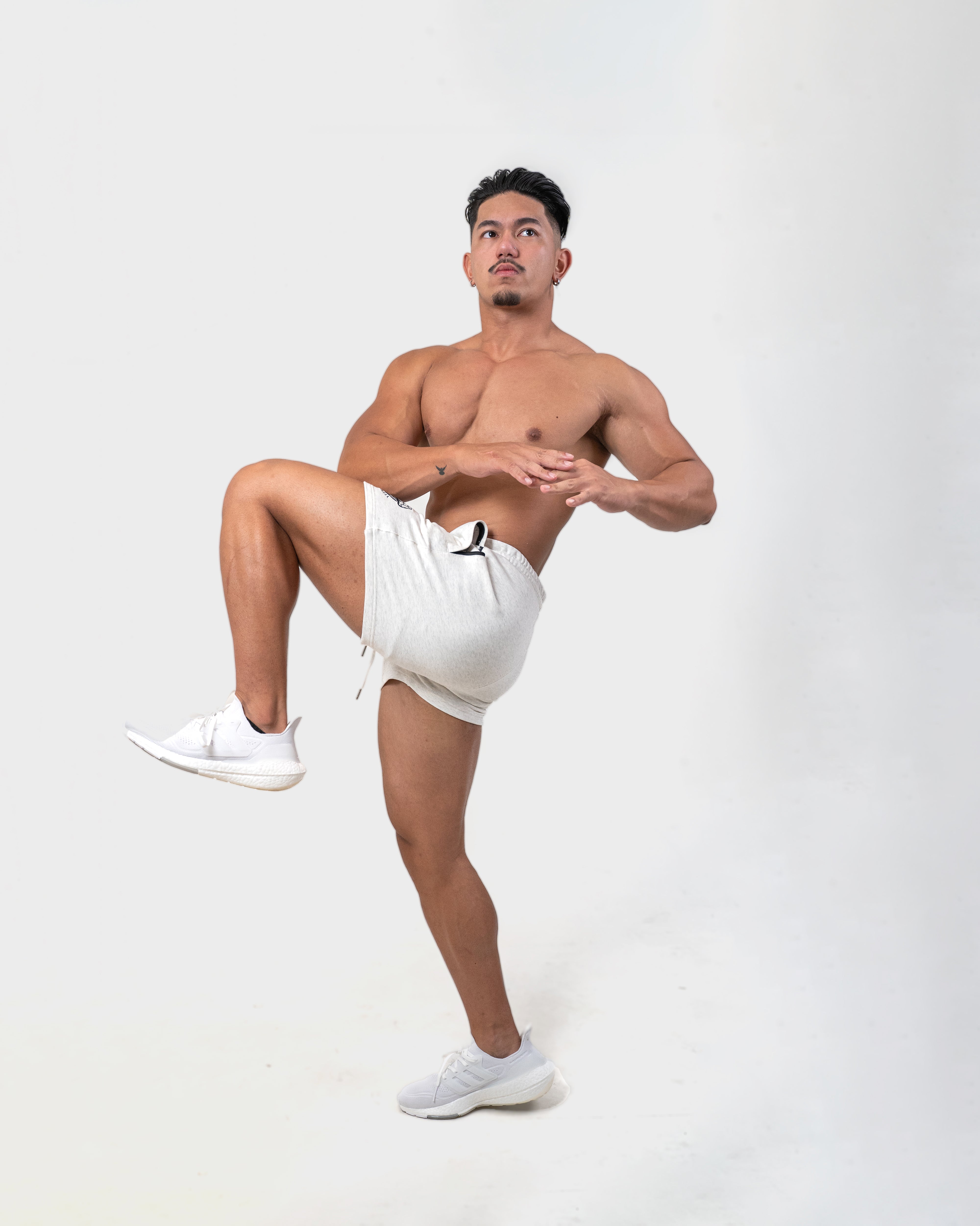 Kanga 5" Shorts - Grey - GYMROOS