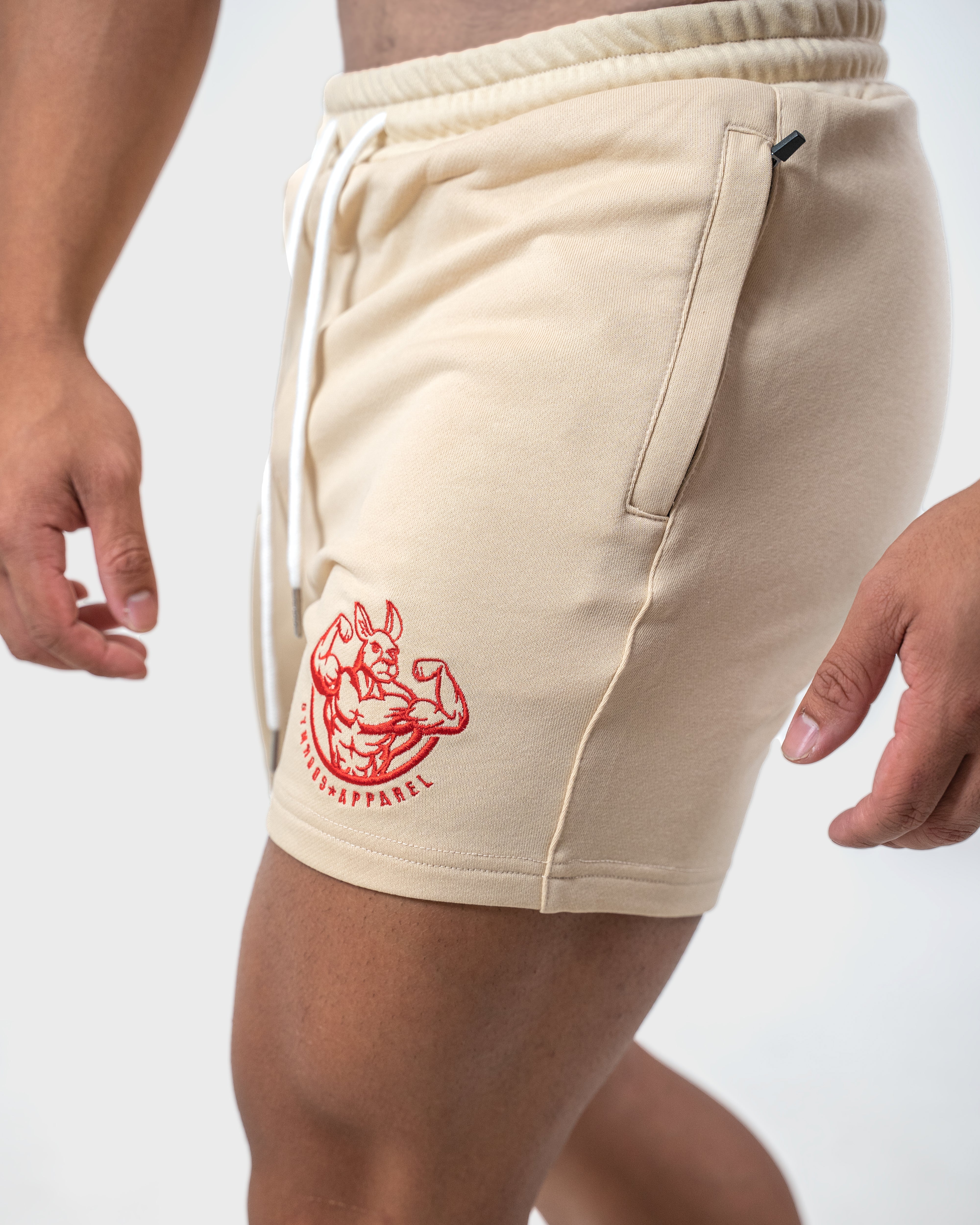 Kanga 5" Shorts - Sand - GYMROOS
