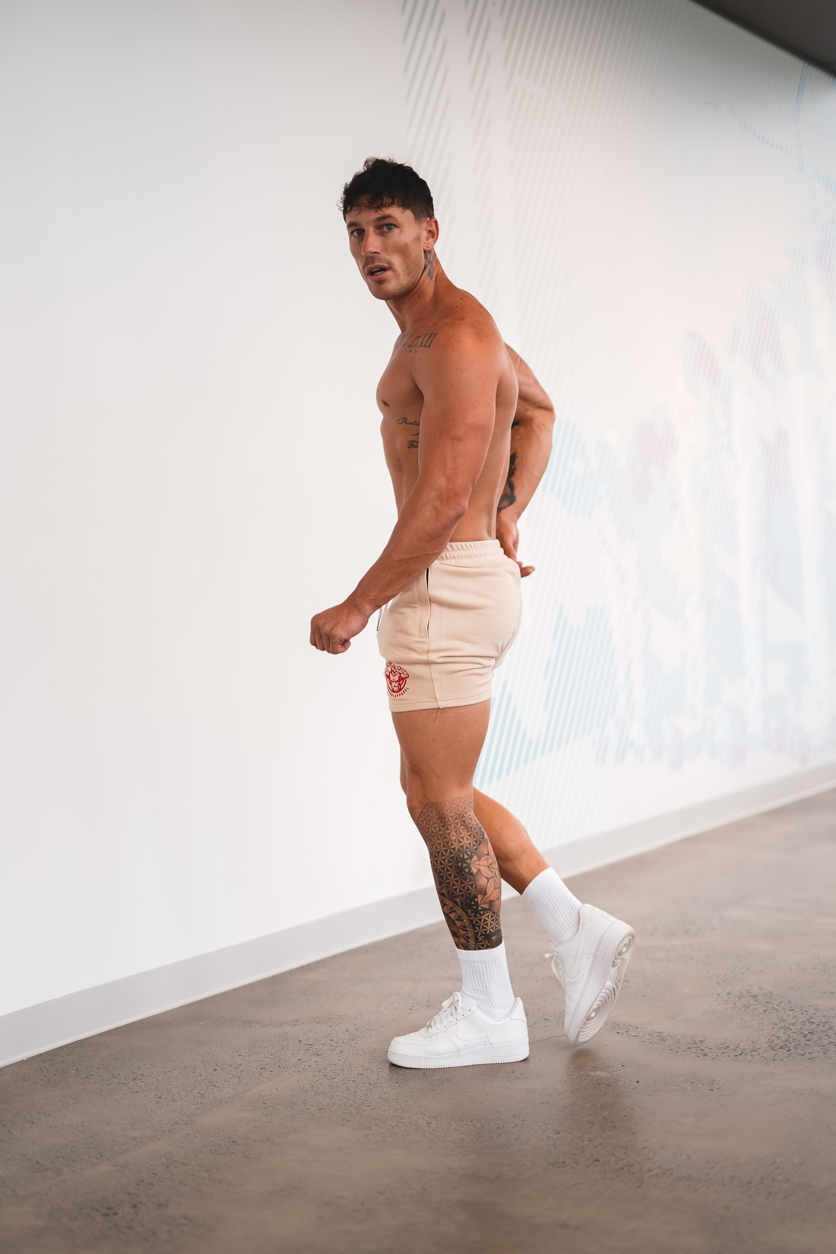 Kanga 5" Shorts - Sand - GYMROOS