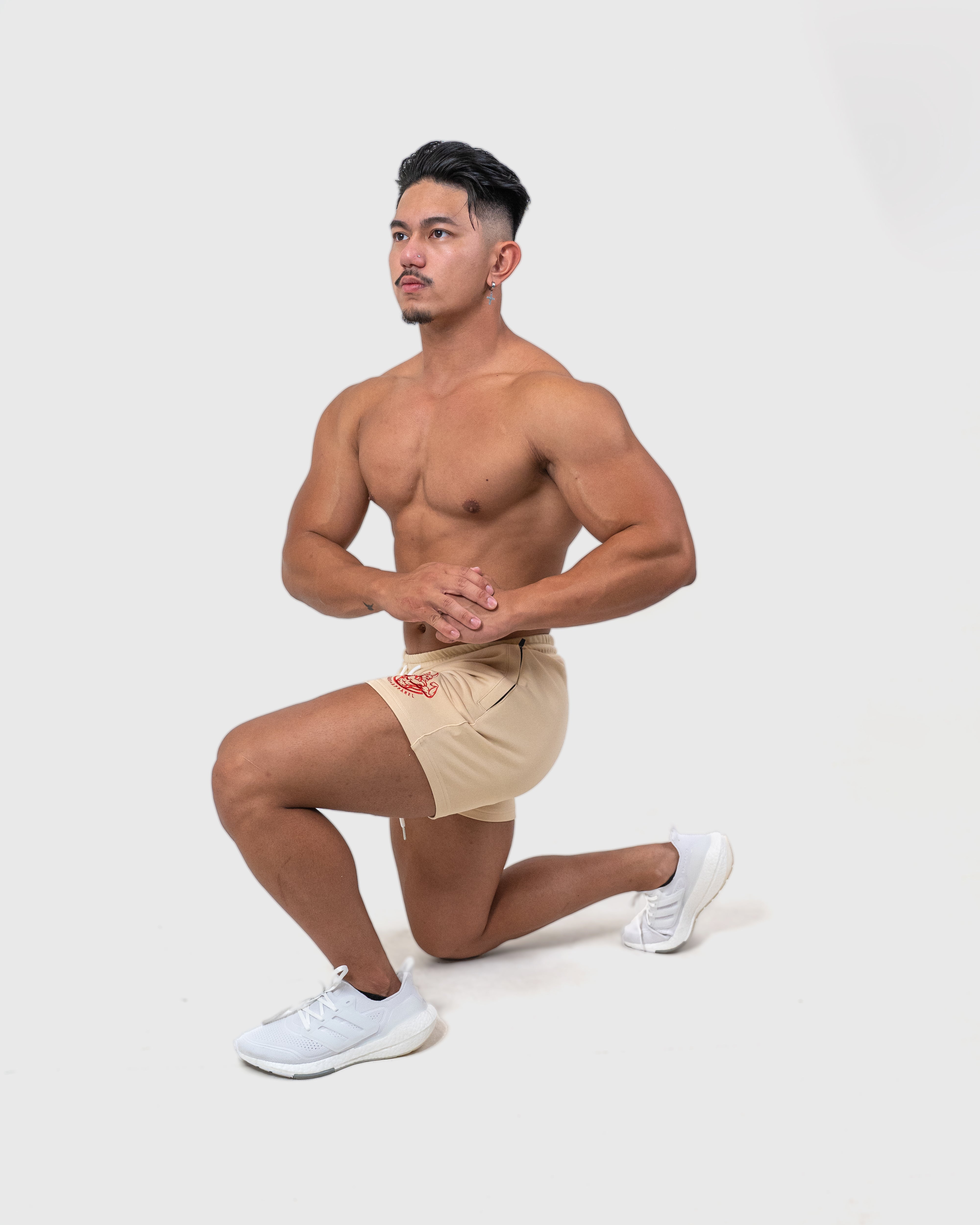 Kanga 5" Shorts - Sand - GYMROOS