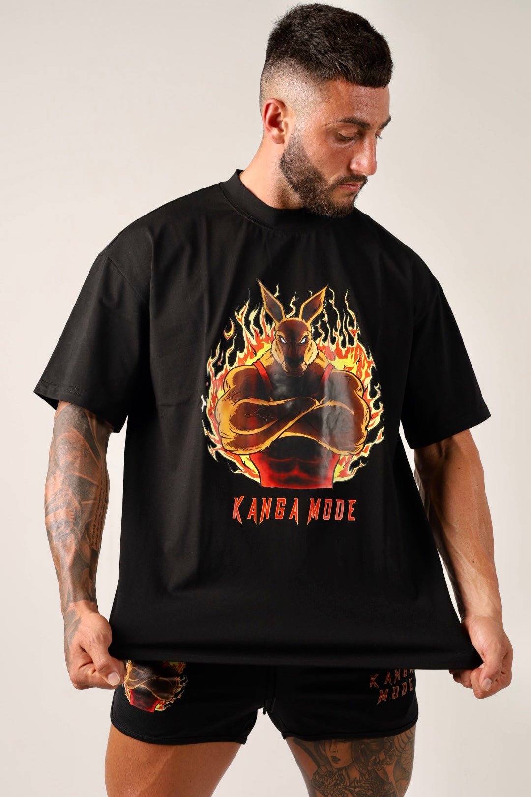 Kanga Mode Tee - Black - GYMROOS