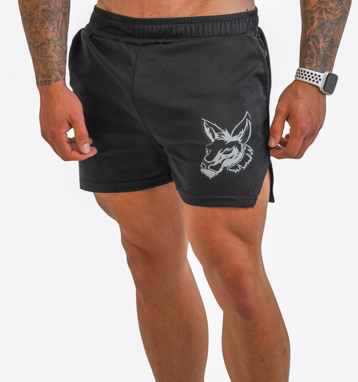 Mesh Shorts - Black - GYMROOS