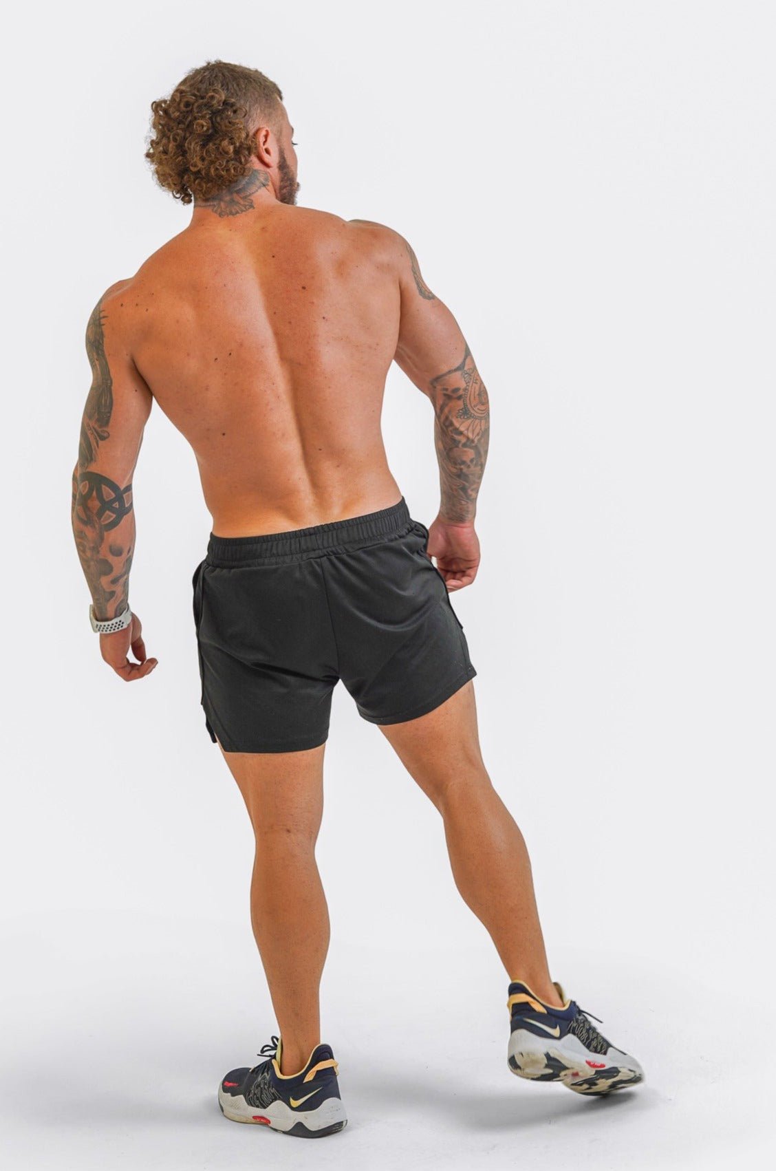 Mesh Shorts - Black - GYMROOS
