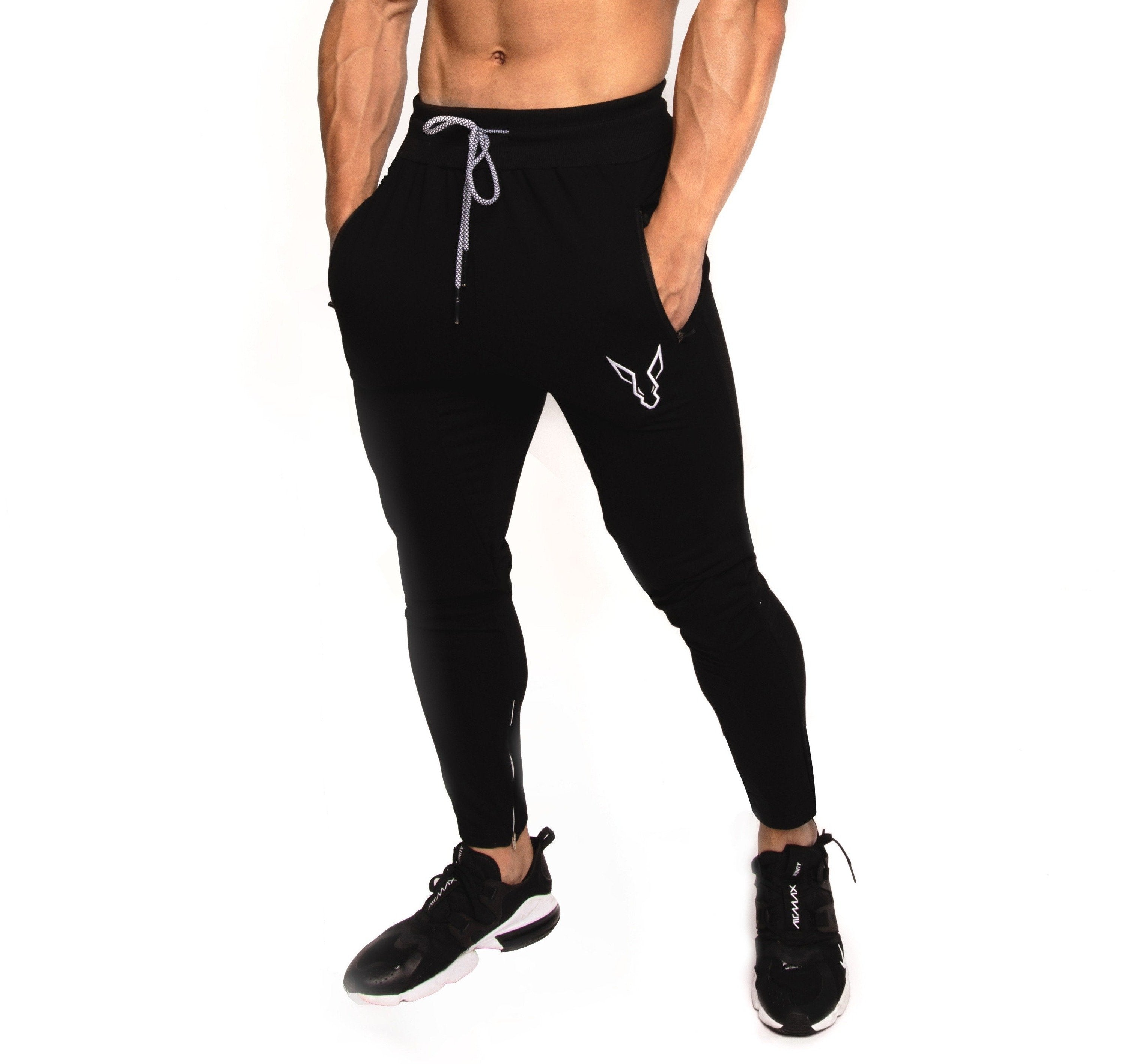Prime Tapered Joggers - Black - GYMROOS