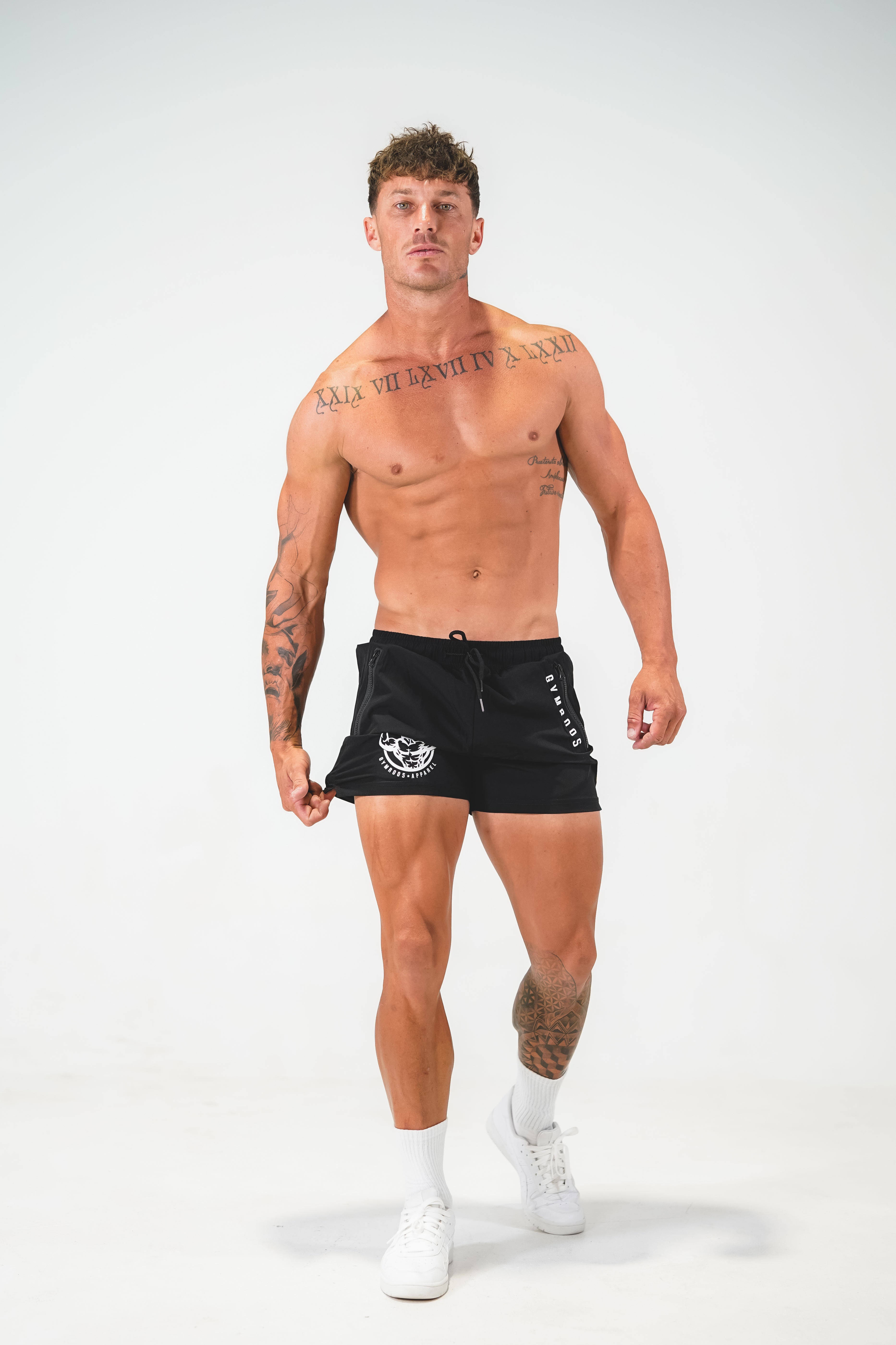 Roo Shorts - Black - GYMROOS