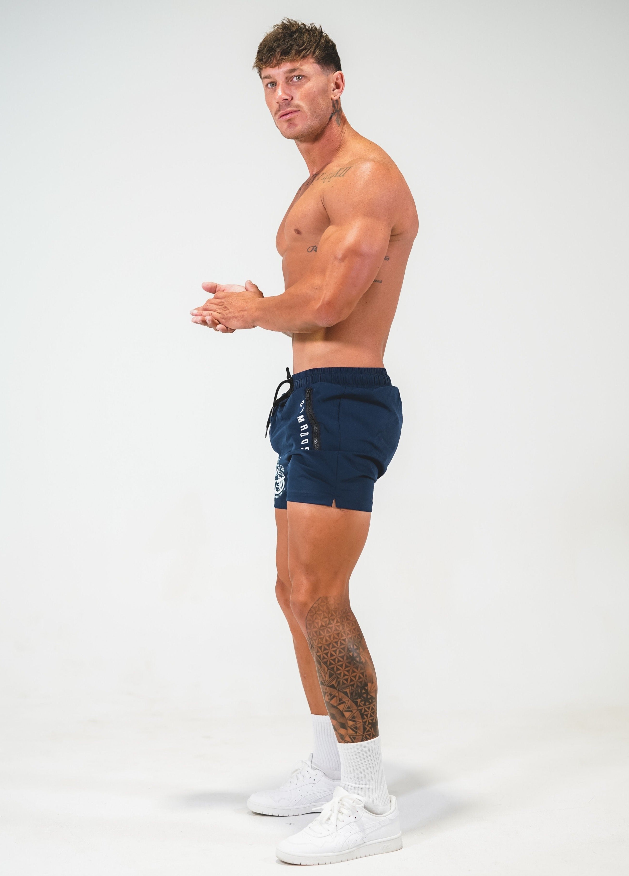 Roo Shorts - Blue - GYMROOS