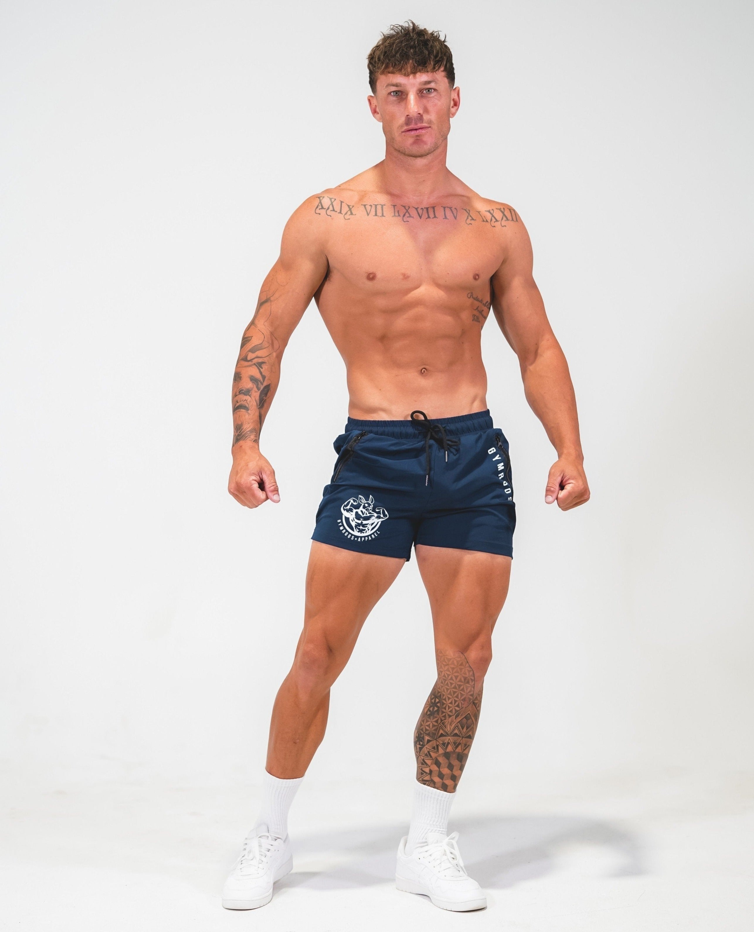 Roo Shorts - Blue - GYMROOS