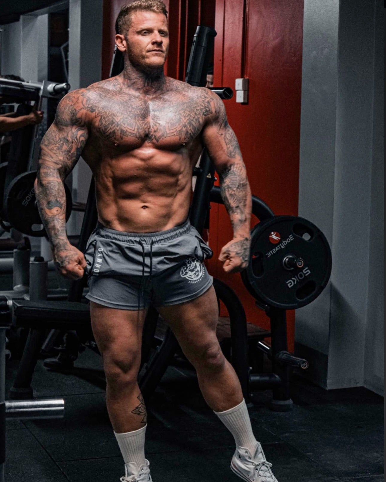 Roo Shorts - Grey - GYMROOS