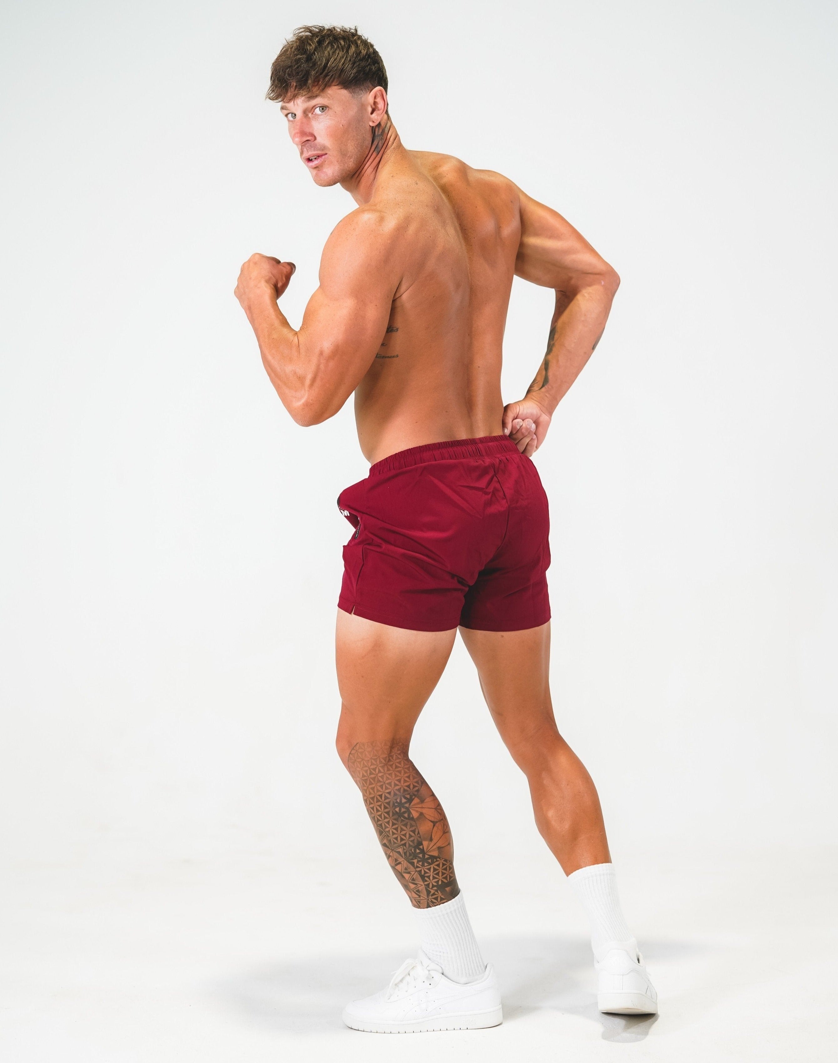 Roo Shorts - Red - GYMROOS
