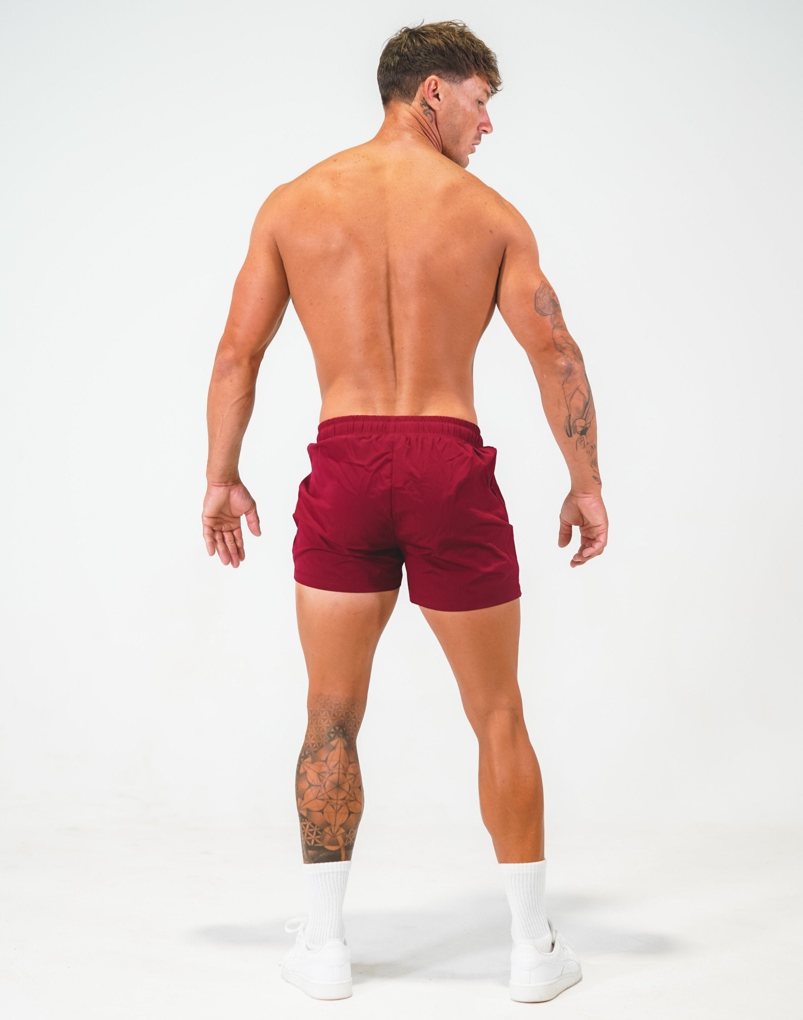 Roo Shorts - Red - GYMROOS