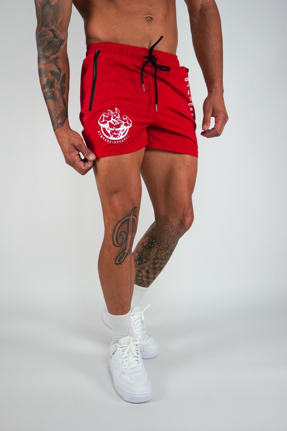 Roo Shorts - Red - GYMROOS