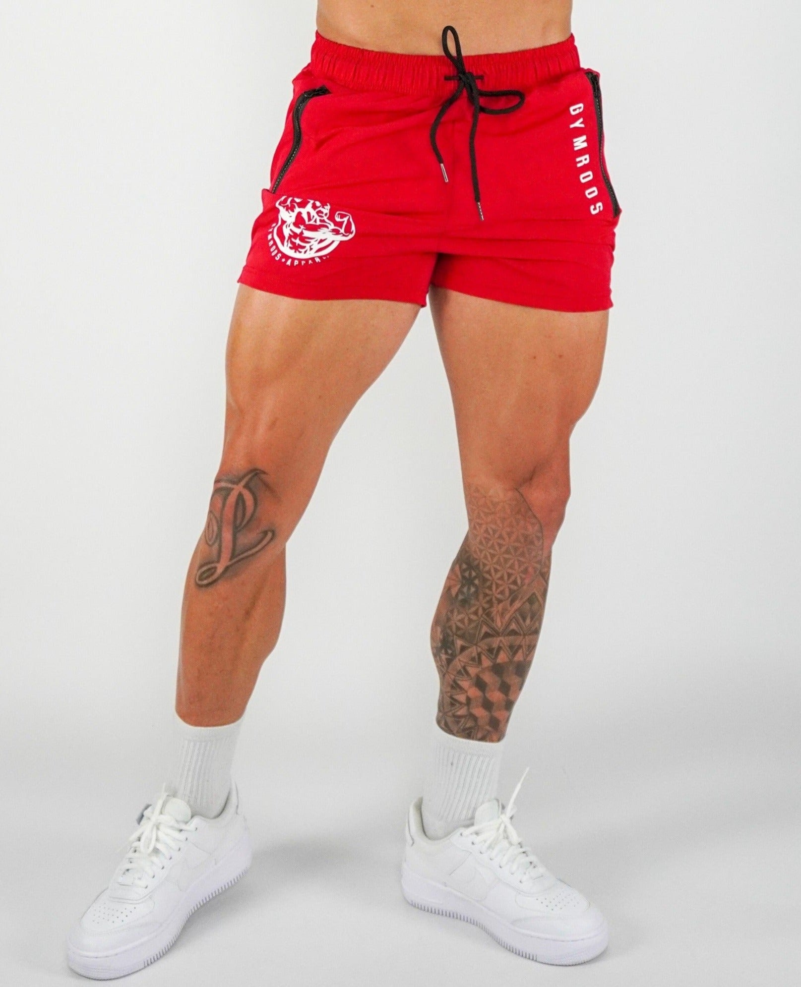 Roo Shorts - Red - GYMROOS