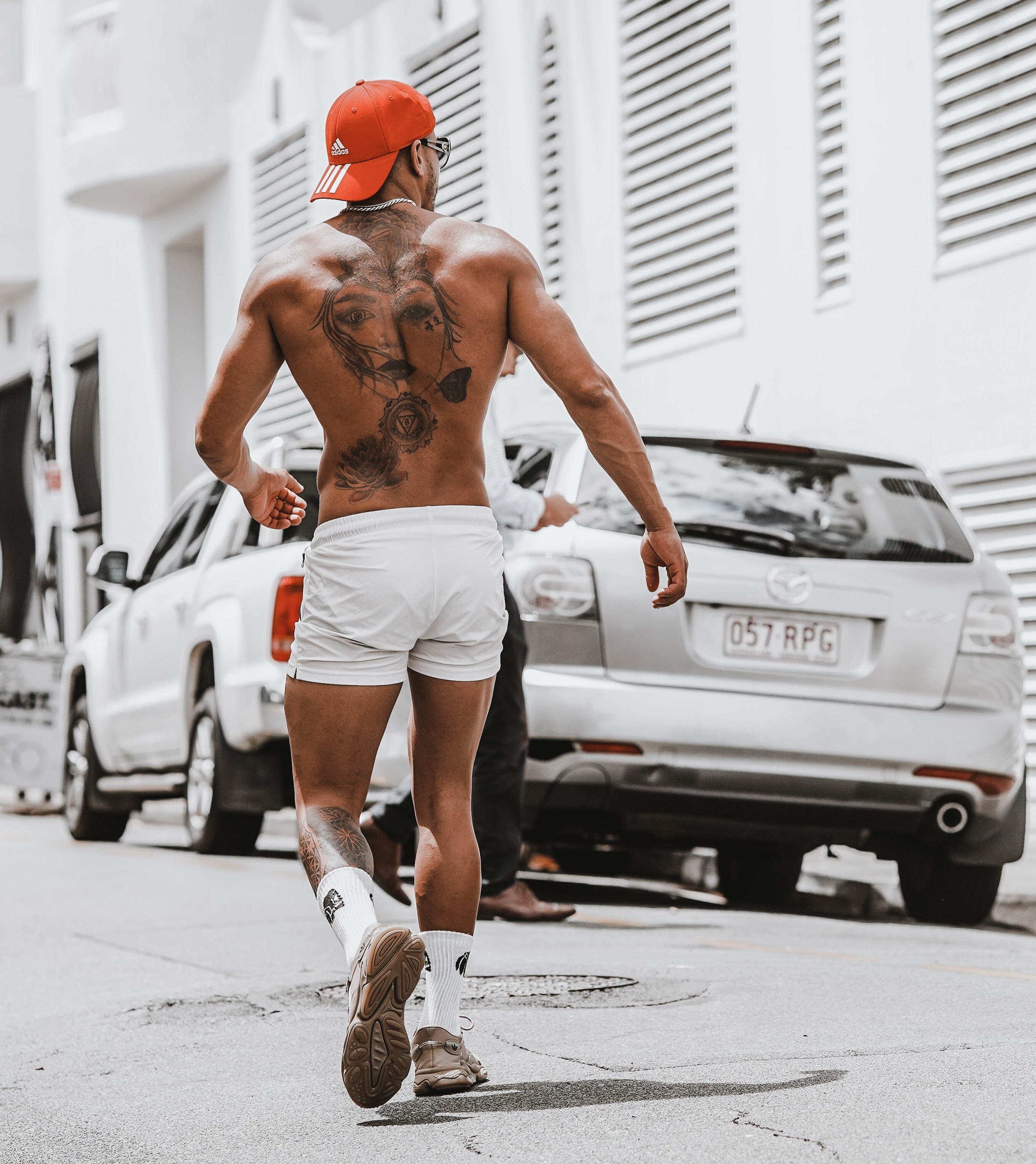Roo Shorts - White - GYMROOS