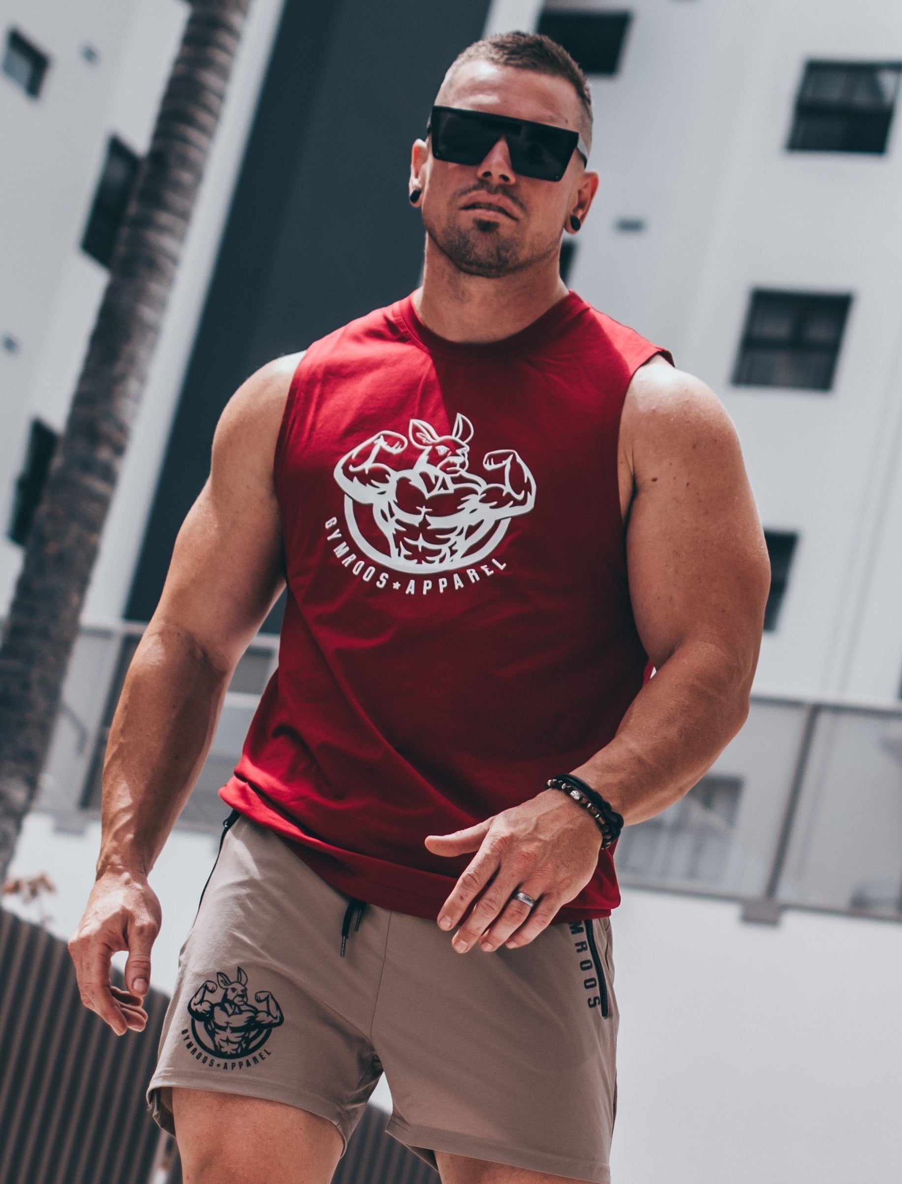 Roo Tank - Maroon - GYMROOS