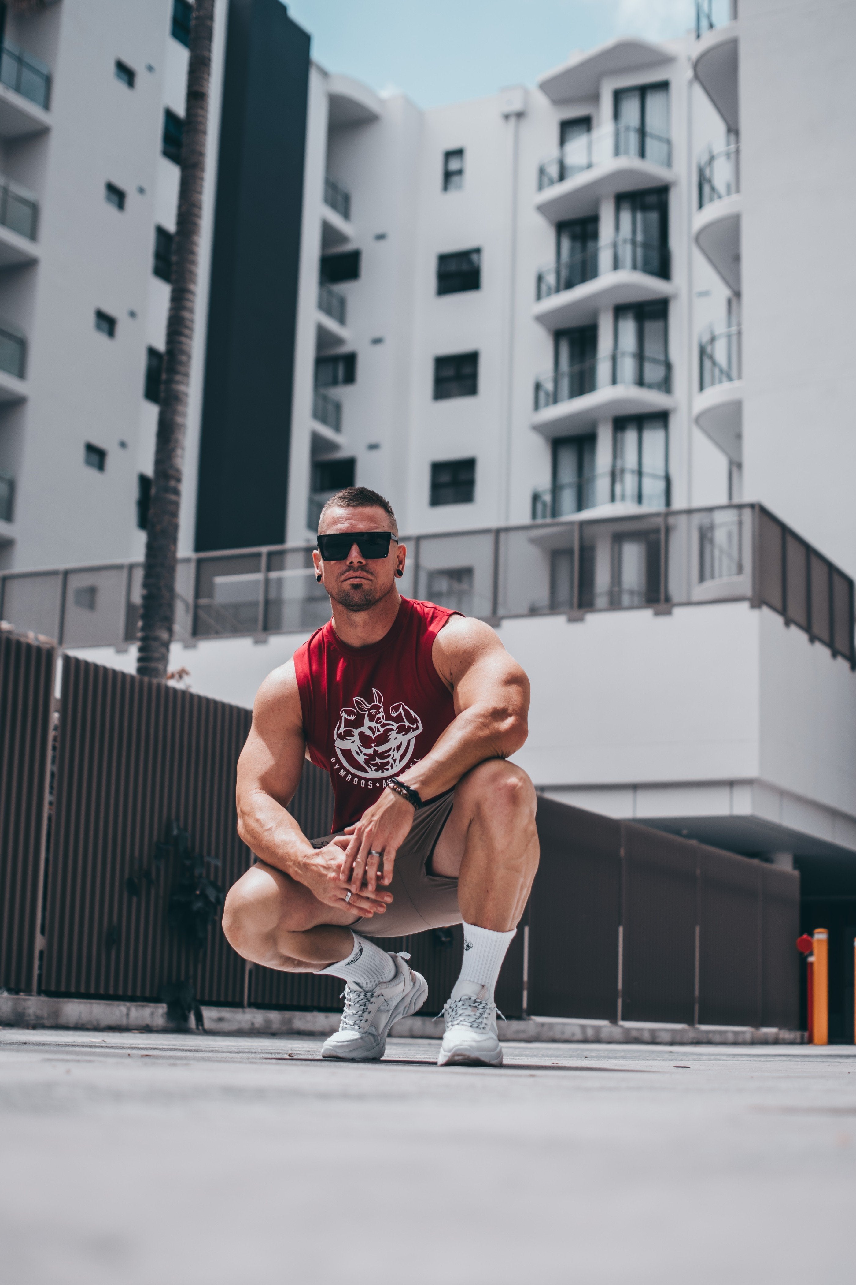 Roo Tank - Maroon - GYMROOS
