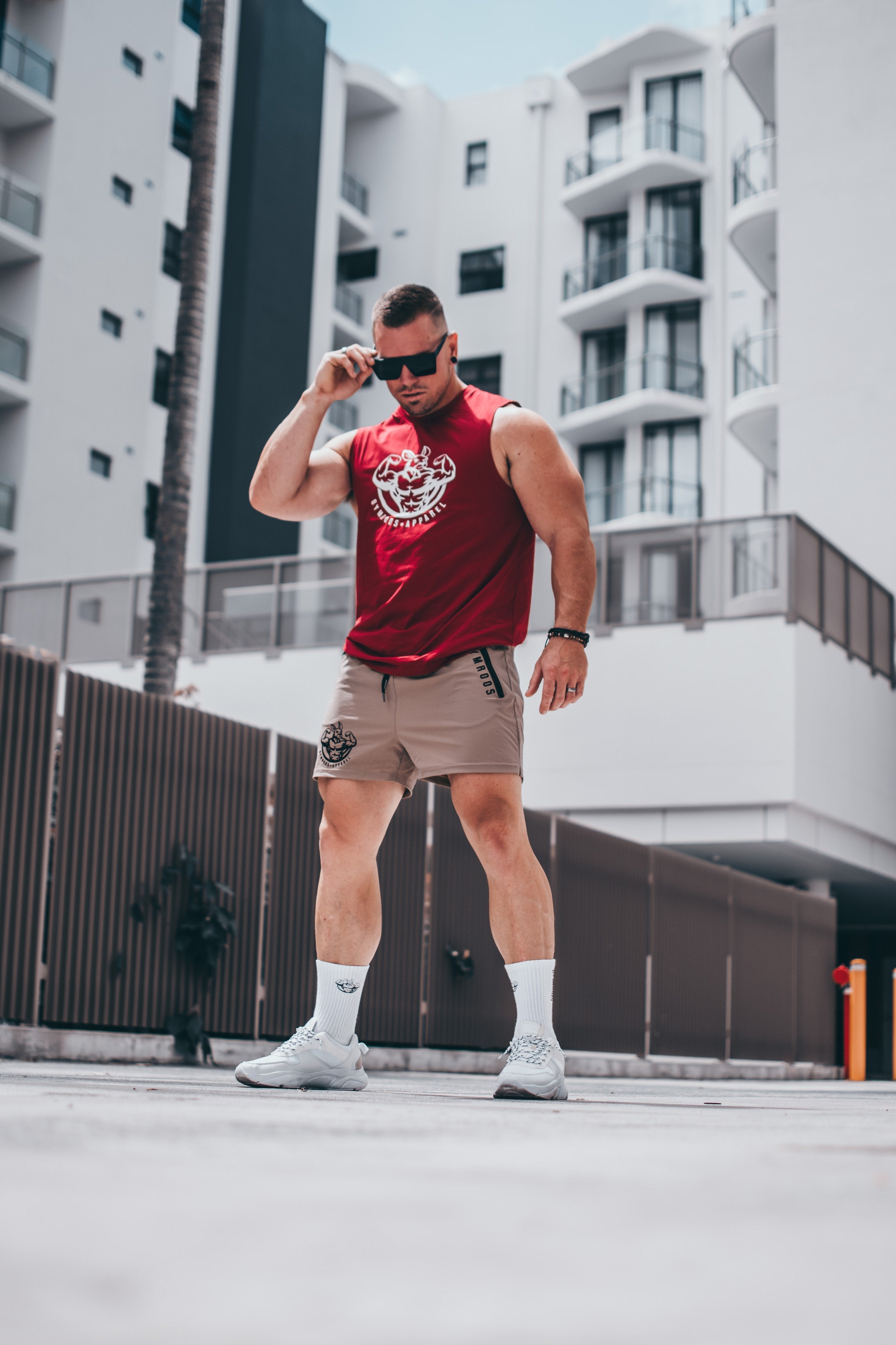 Roo Tank - Maroon - GYMROOS