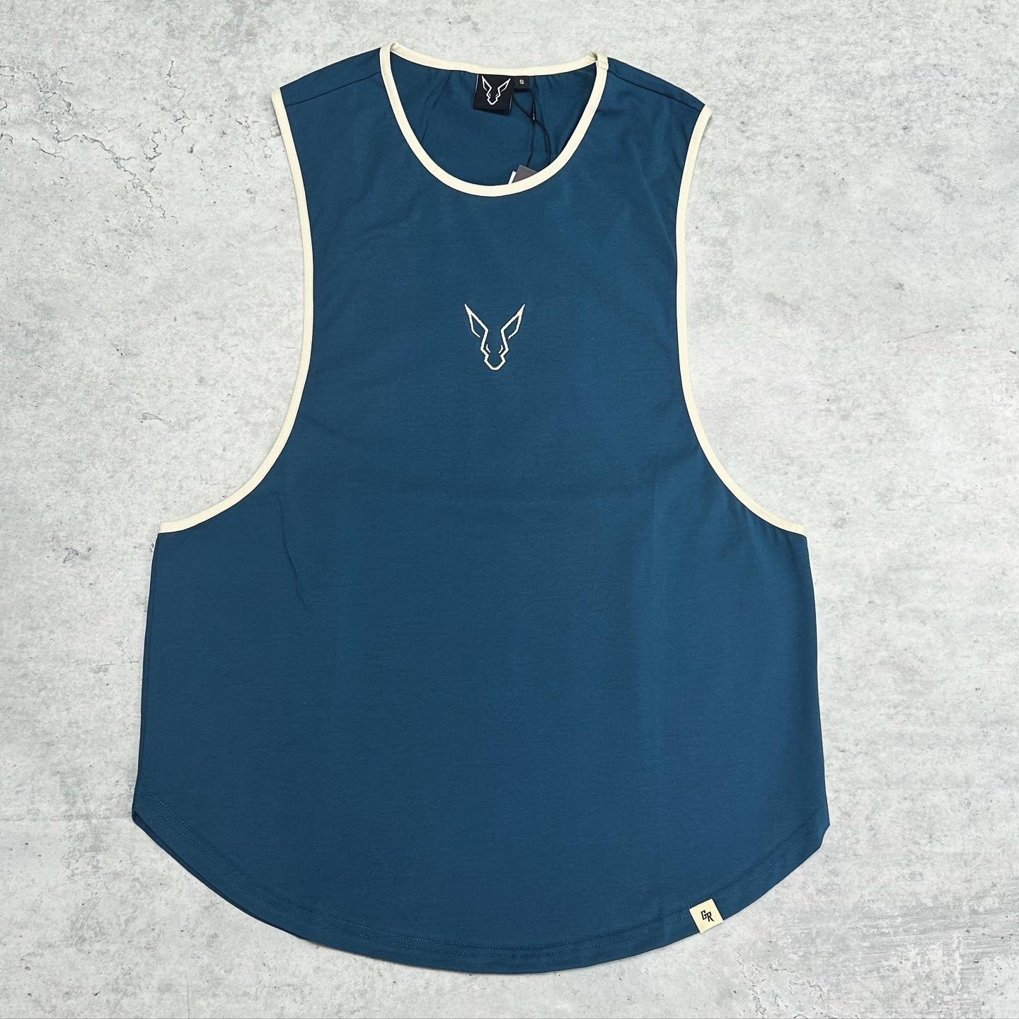 Core Drop  Arm Tank - Deep Teal