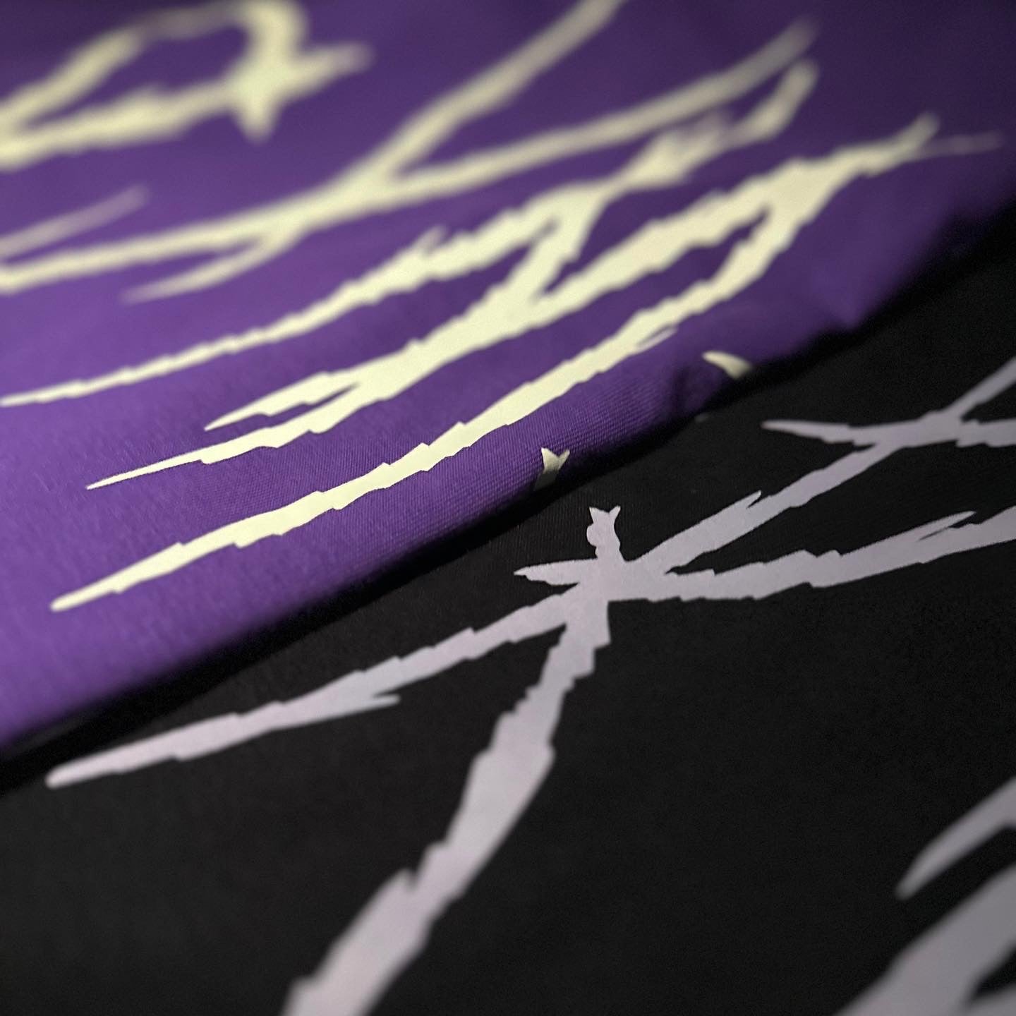 Scream Oversized Tee - Midnight Purple