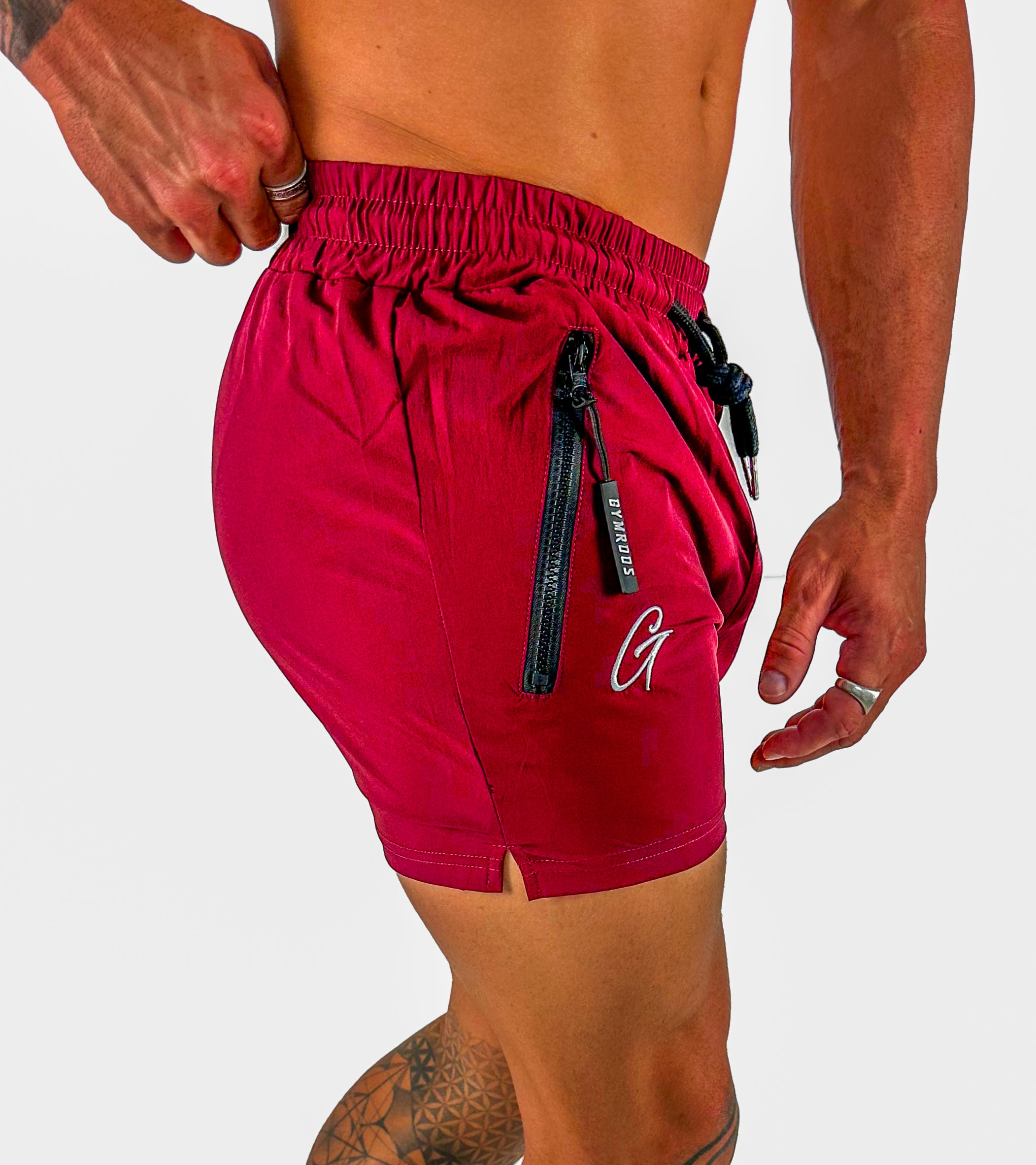 G Shorts - Burgundy
