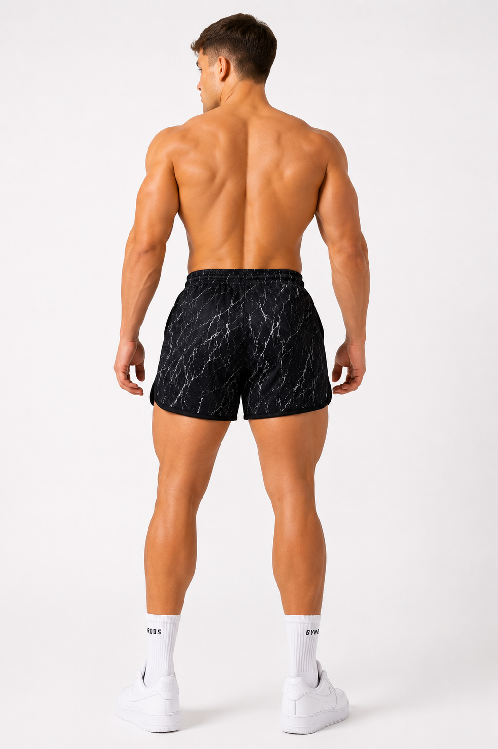 Retro Shorts - Marble
