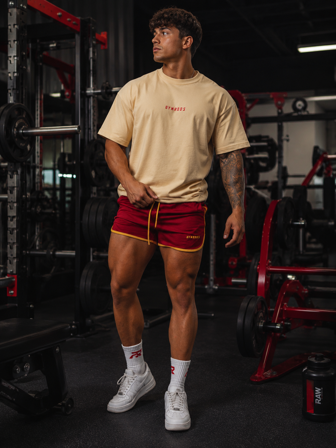Retro Shorts - Maroon