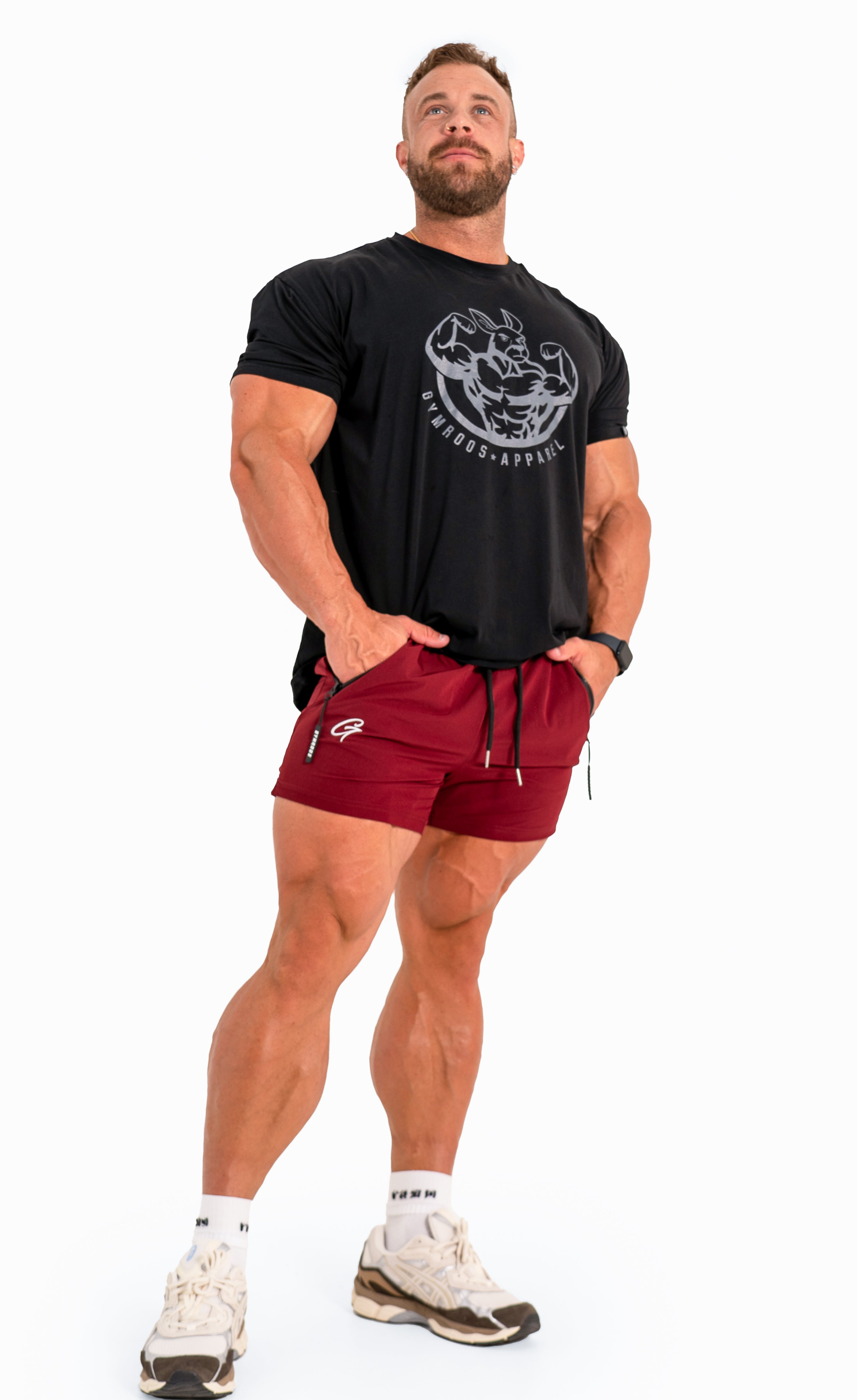 G Shorts - Burgundy