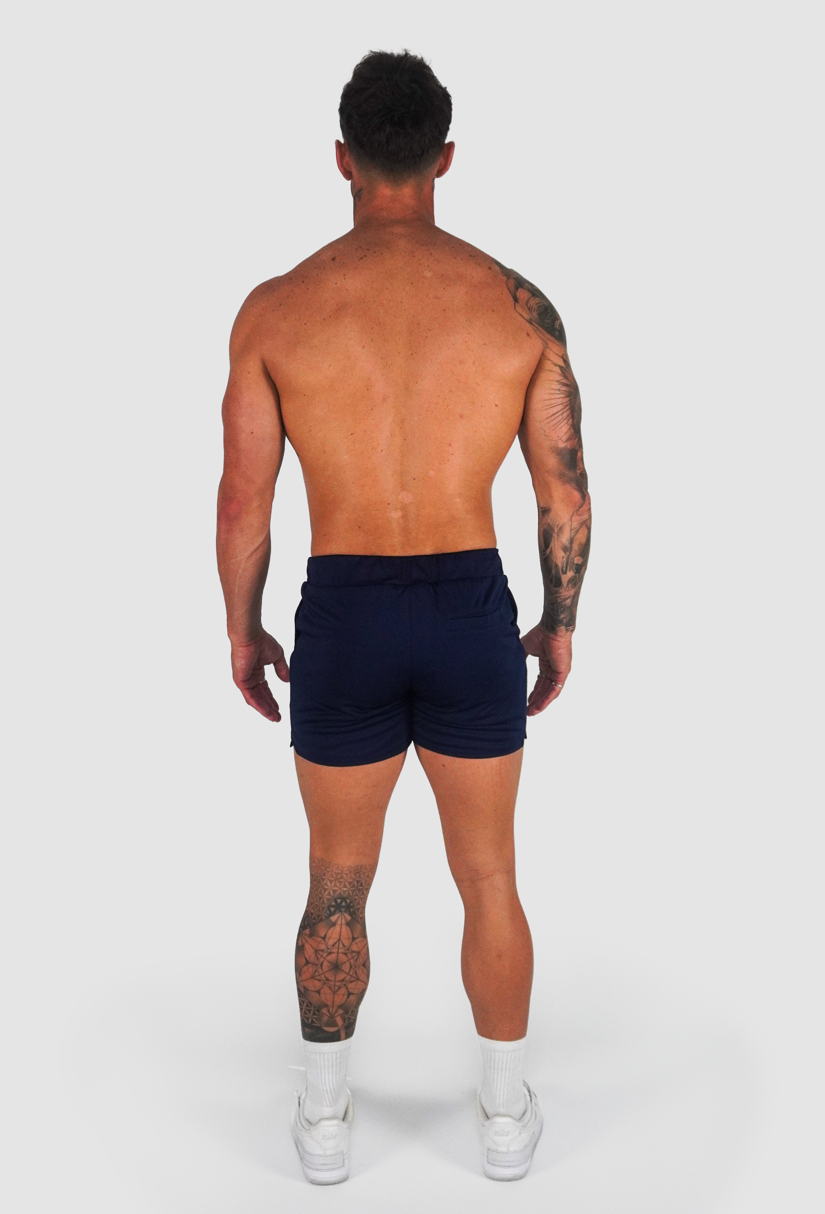 Script Shorts - Navy