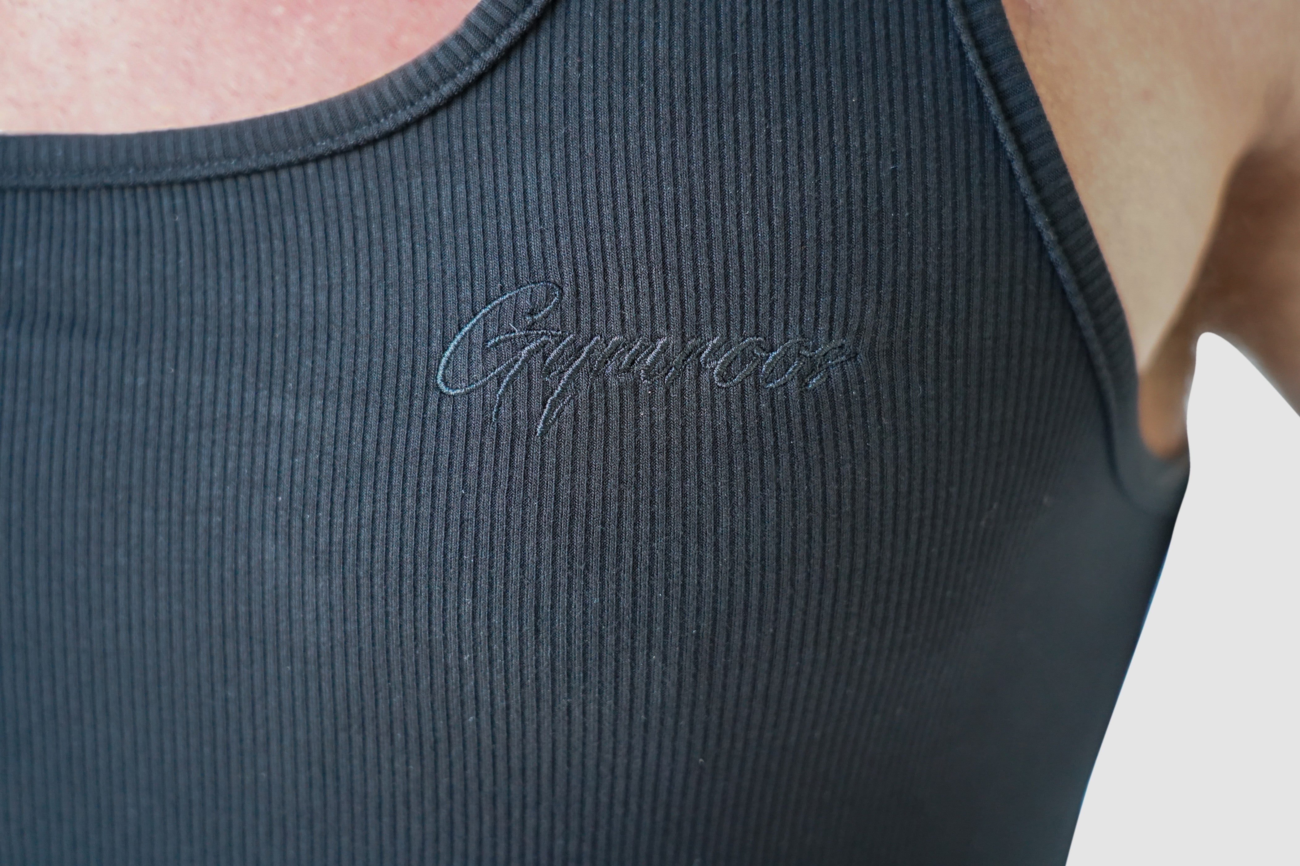 Ribbed Tank - Black