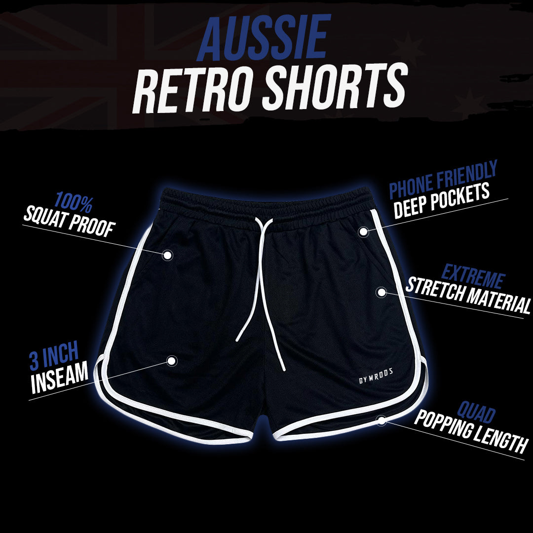 Retro Shorts - Black