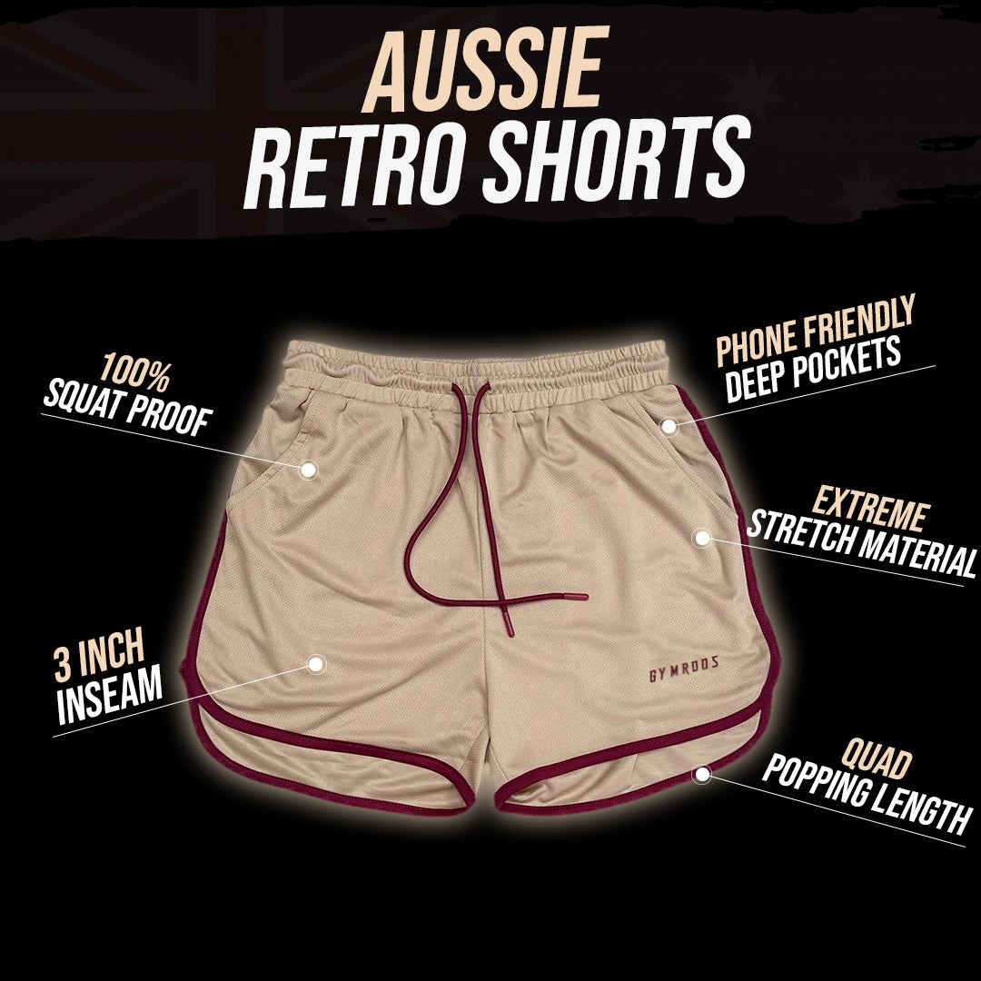 Retro Shorts - Beige