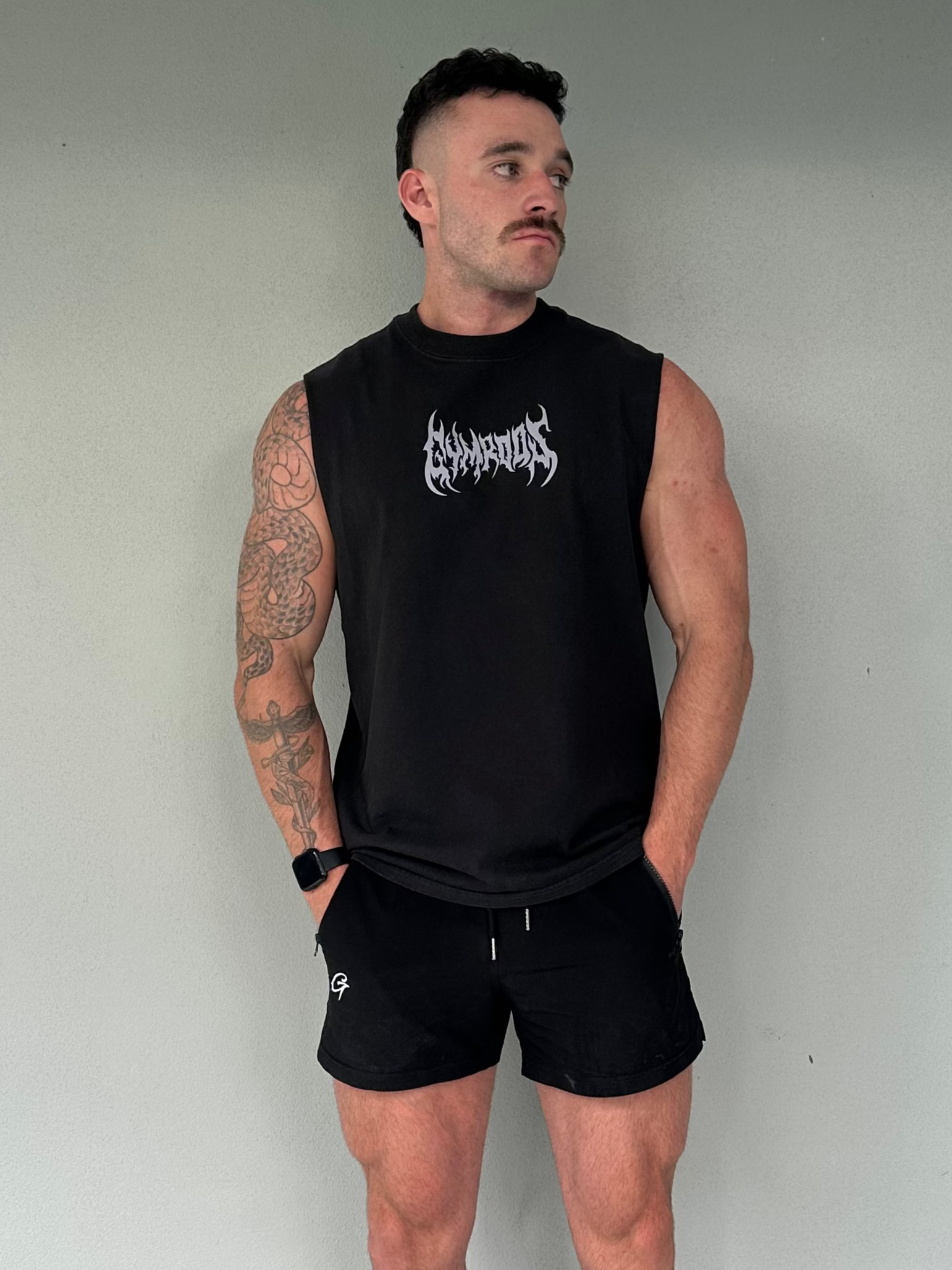 Venom Shoulder Tank - Coal