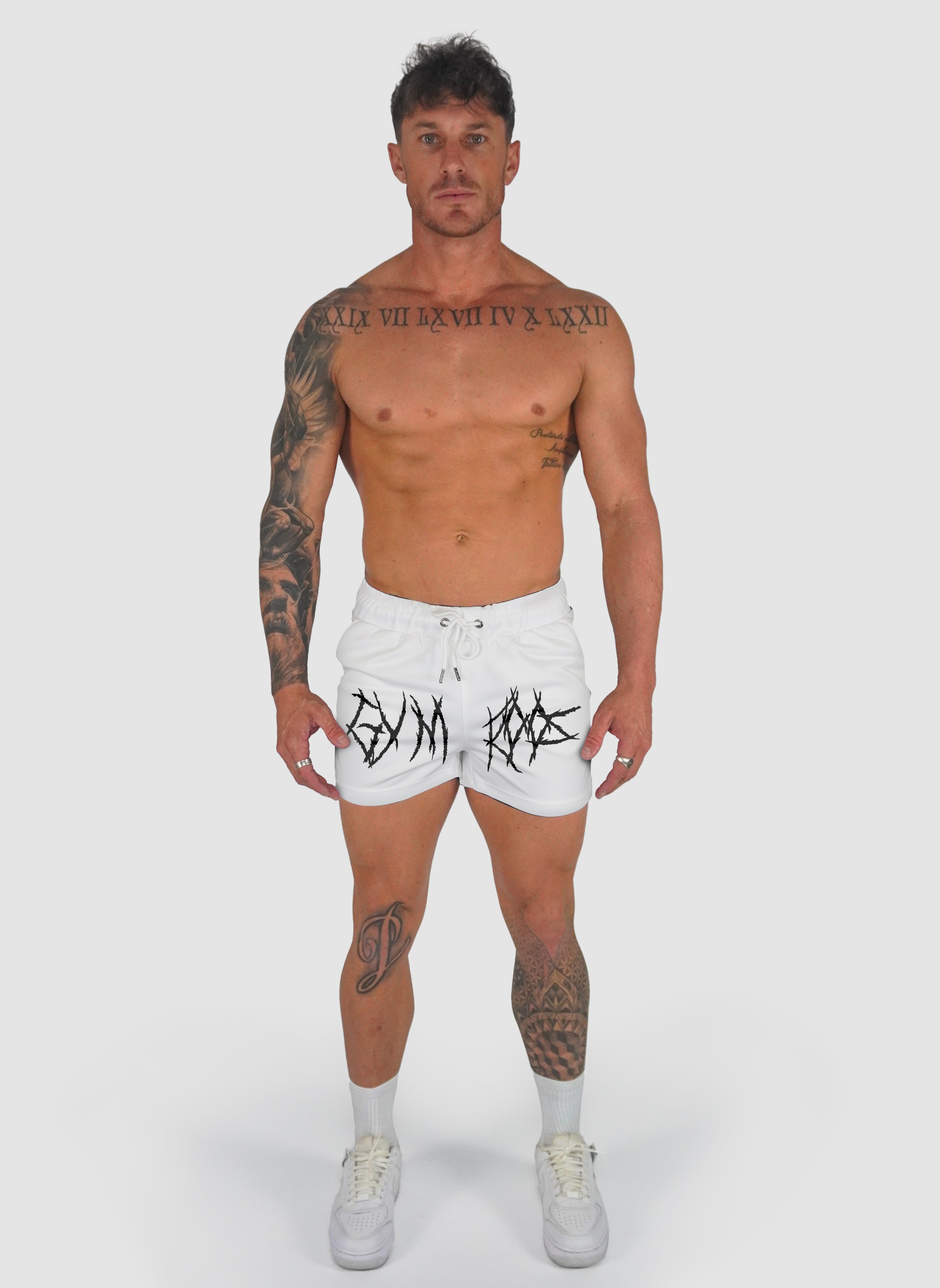 Scream Shorts - White