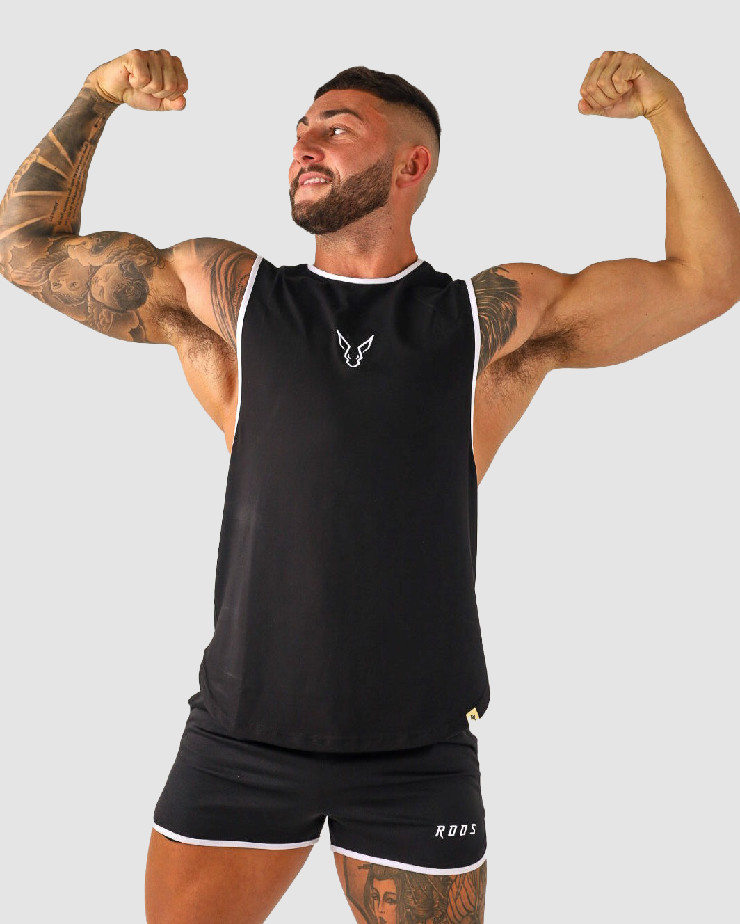 Core Drop  Arm Tank - Black