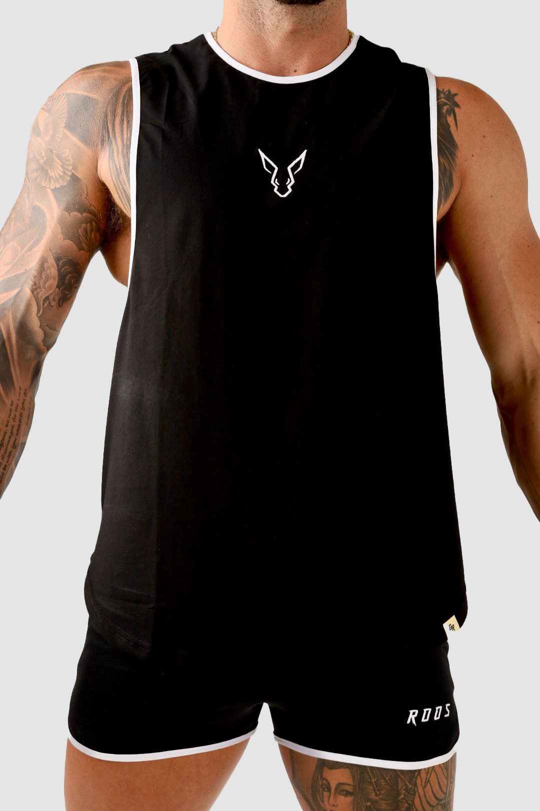 Core Drop  Arm Tank - Black