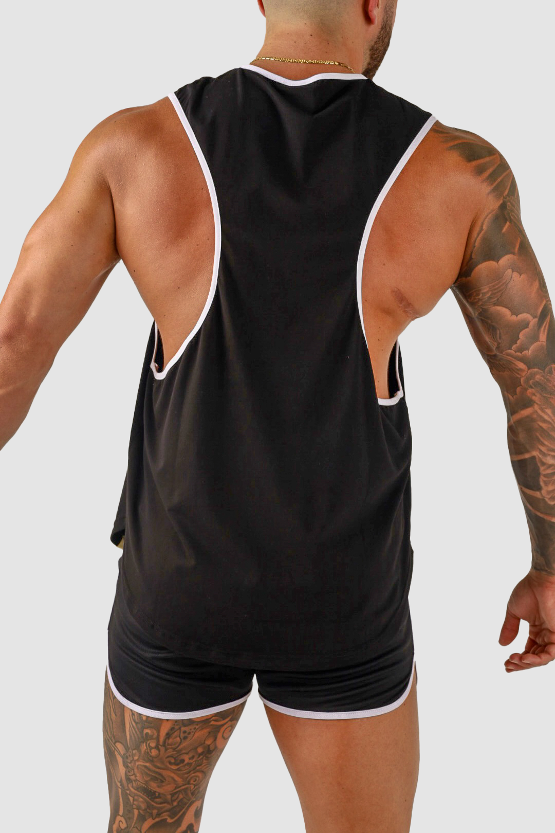 Core Drop  Arm Tank - Black