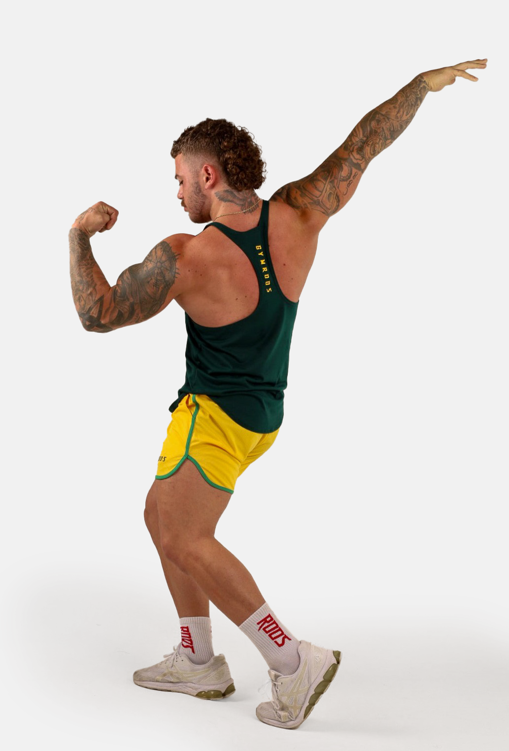 Erupt Stringer - Green & Gold