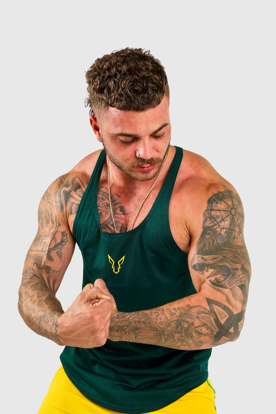 Erupt Stringer - Green & Gold