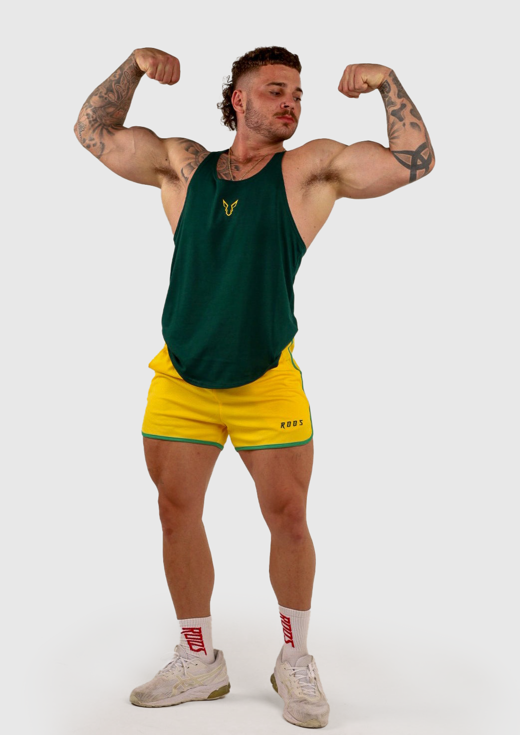 Erupt Stringer - Green & Gold