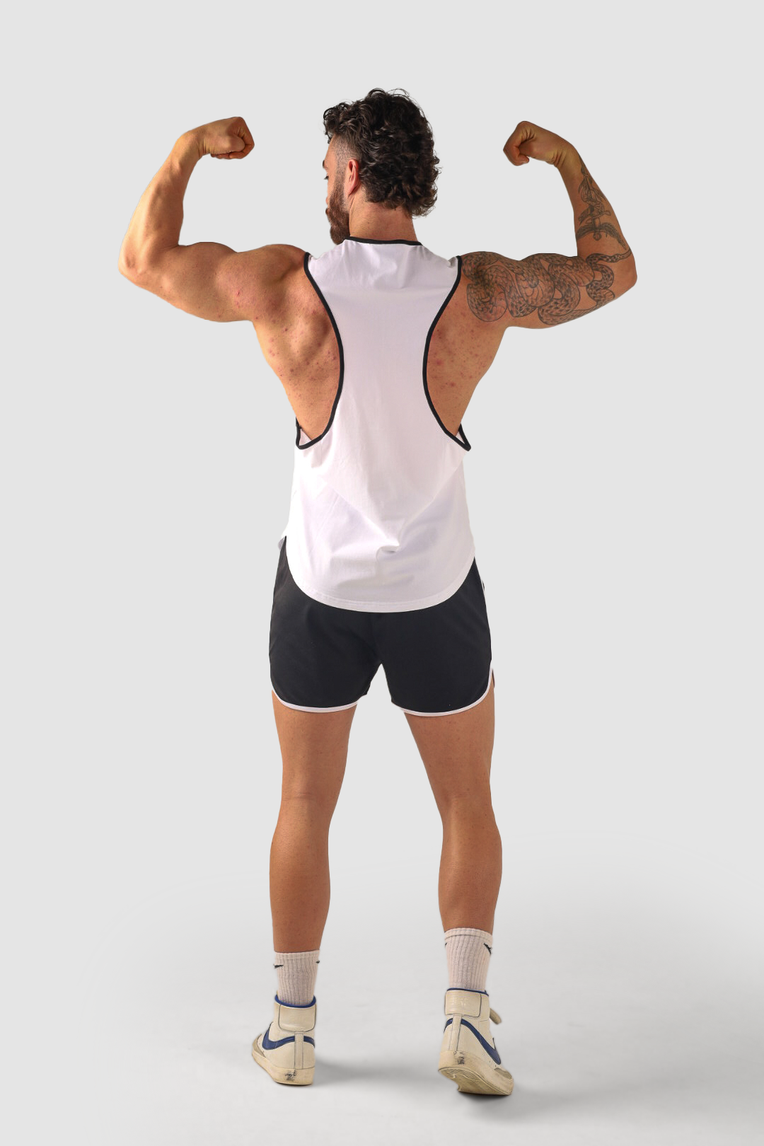 Core Drop Arm Tank - White