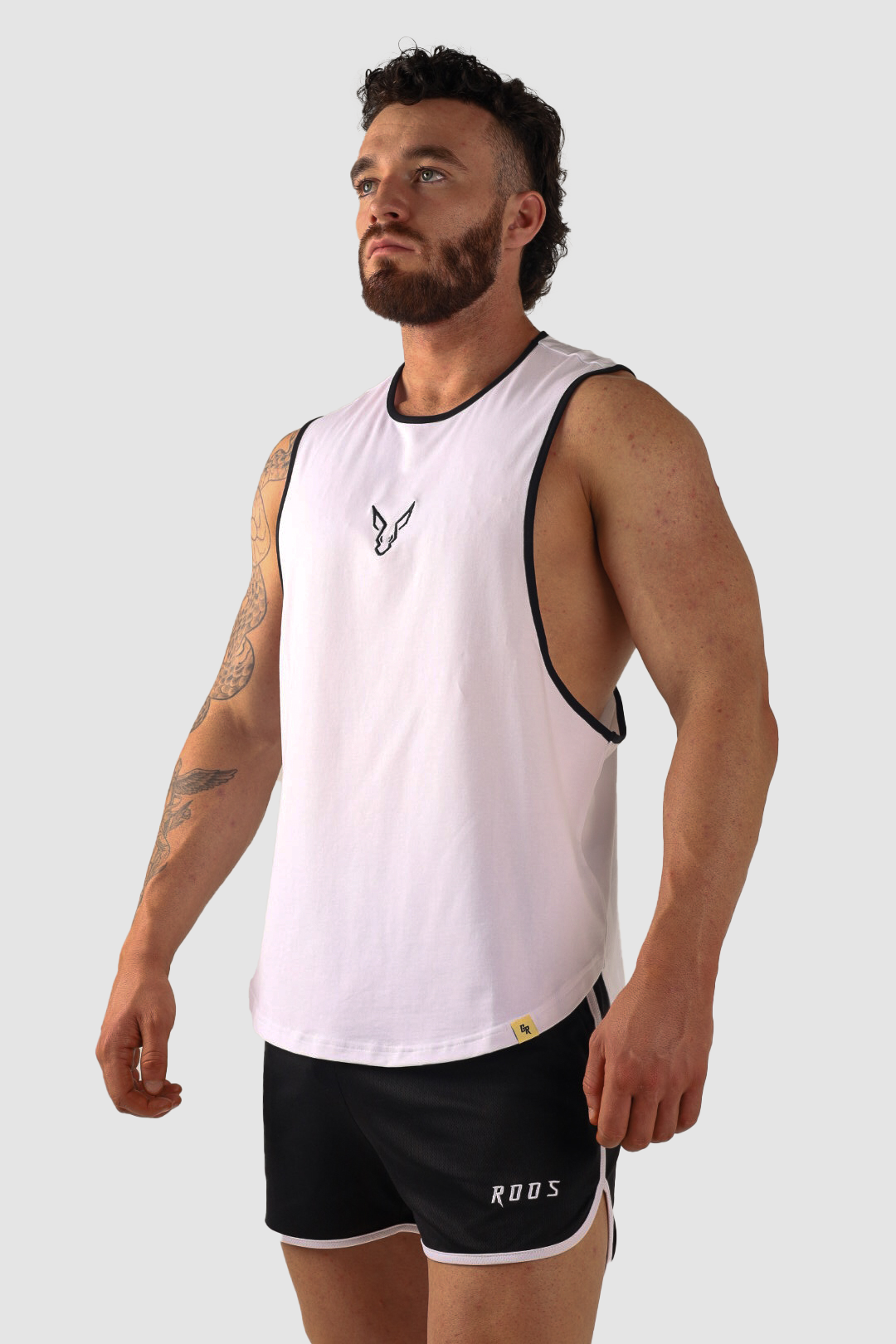 Core Drop Arm Tank - White